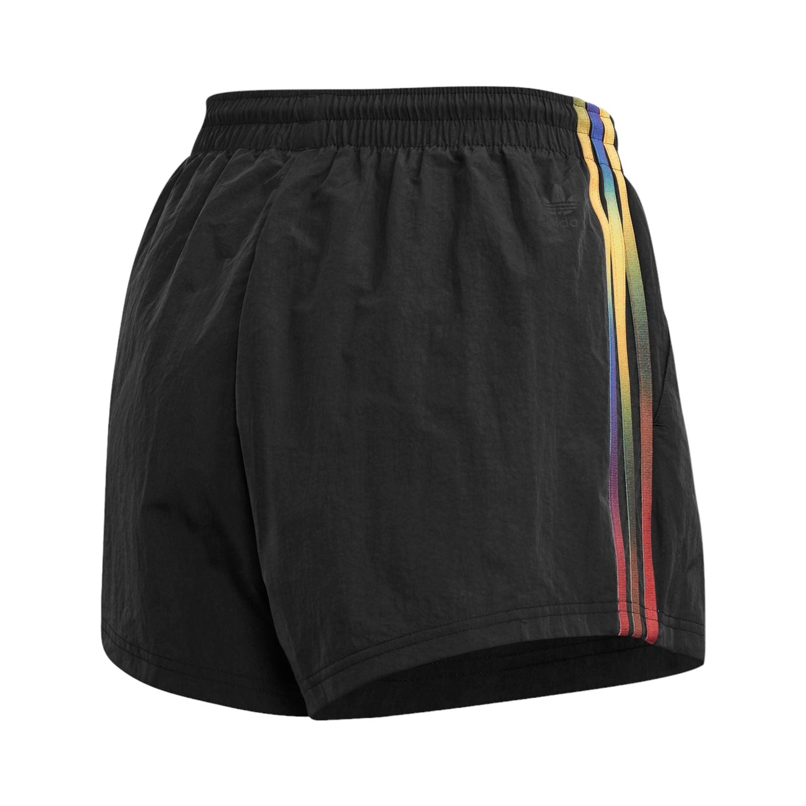 adidas Originals Women's Adicolor 3D Trefoil Shorts - Black - ViaductClothing - -