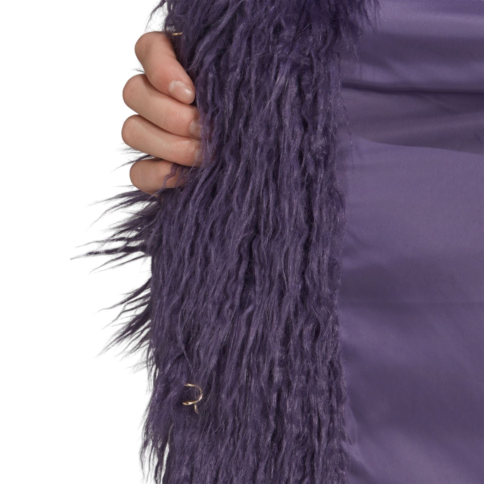 adidas Originals Women's Furry Jacket - Purple - ViaductClothing - -
