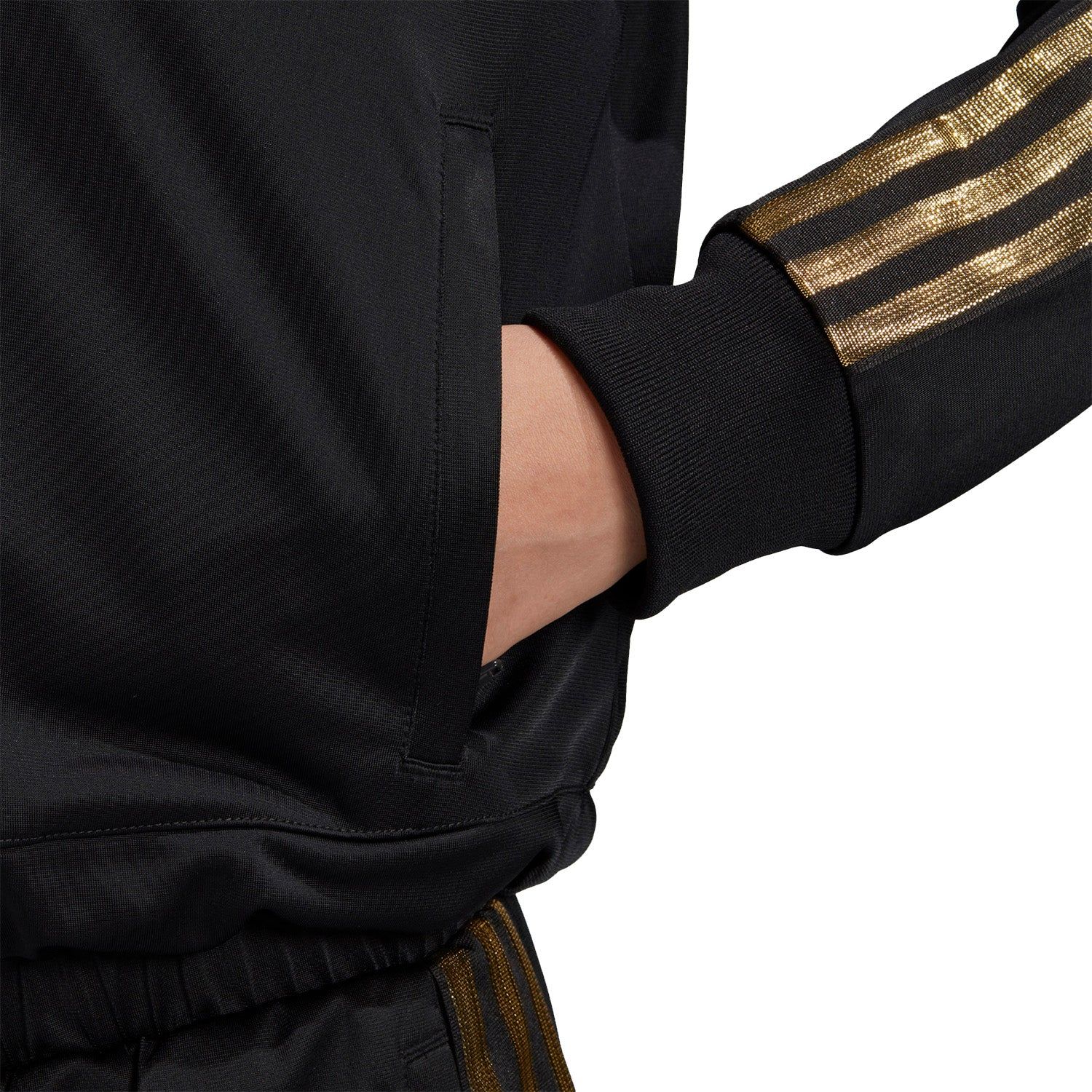 adidas Originals Women's SST 2.0 Track Jacket - Black & Gold - ViaductClothing - -