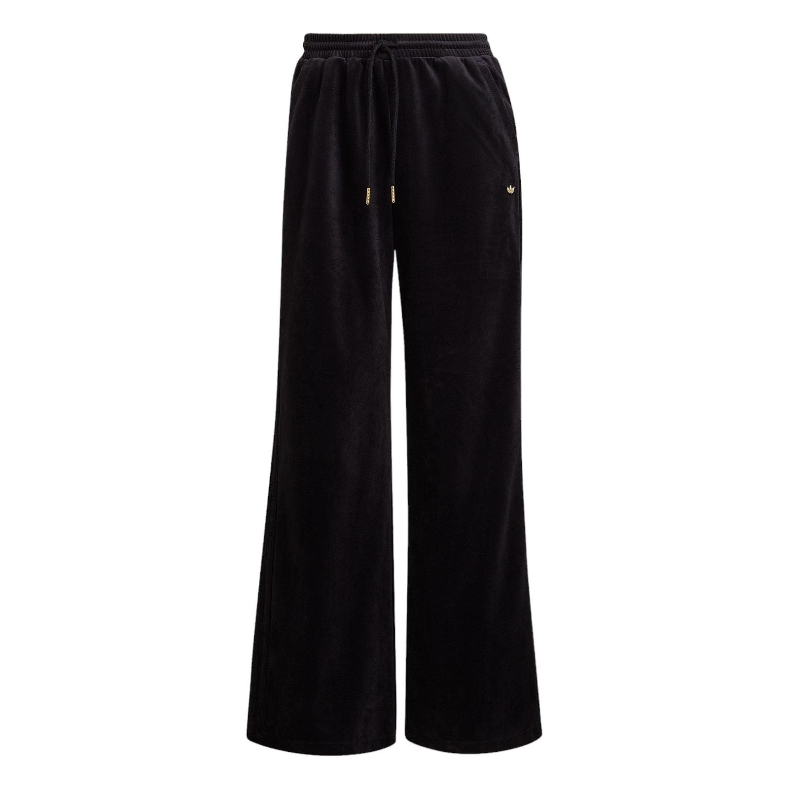 adidas Originals Womens Adicolor Velour Joggers - Black - ViaductClothing - -