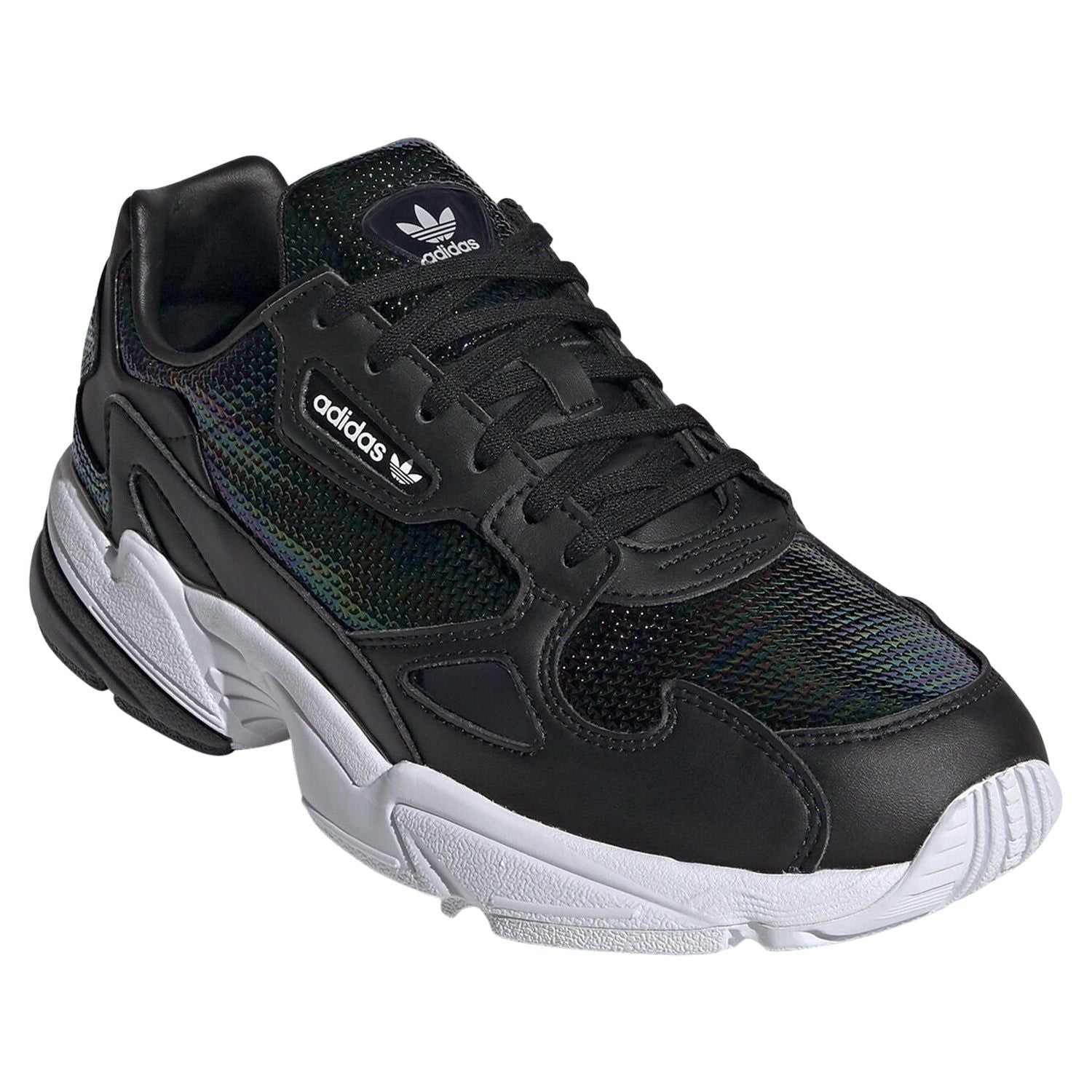 adidas Originals Womens Falcon Shoes - Black - ViaductClothing - -
