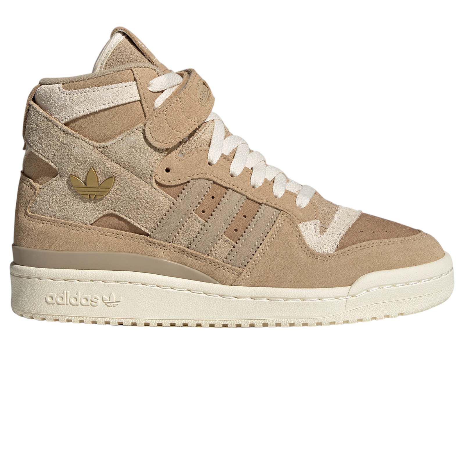 adidas Originals Womens Forum 84 Hi Shoes - Beige Tone - ViaductClothing - -
