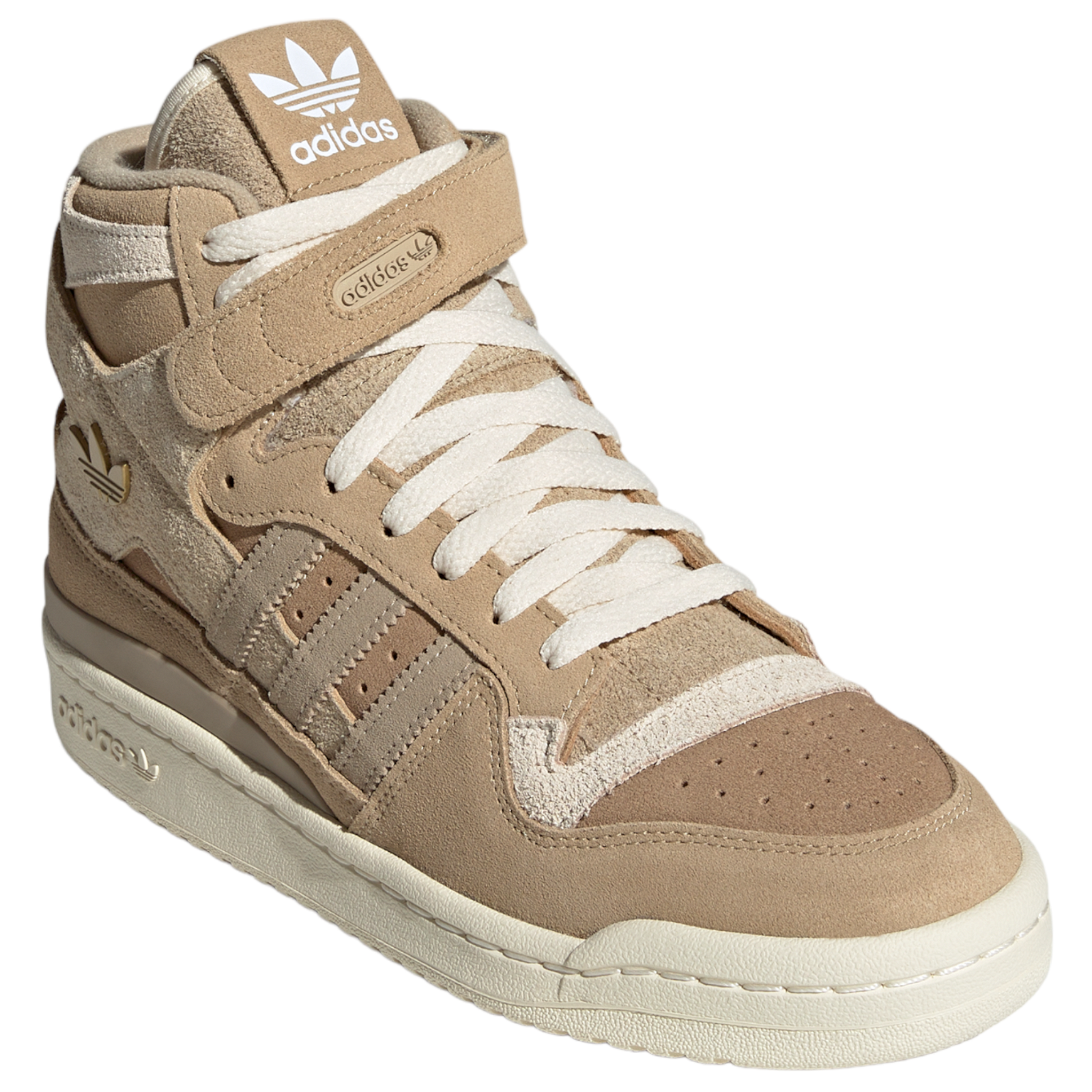 adidas Originals Womens Forum 84 Hi Shoes - Beige Tone - ViaductClothing - -