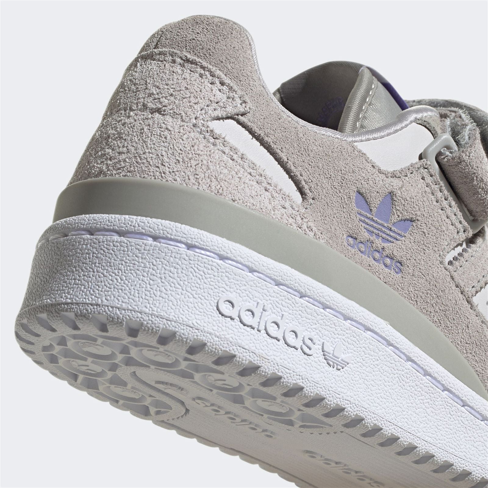 adidas Originals Womens Forum Low Shoes - Grey Purple - ViaductClothing - -