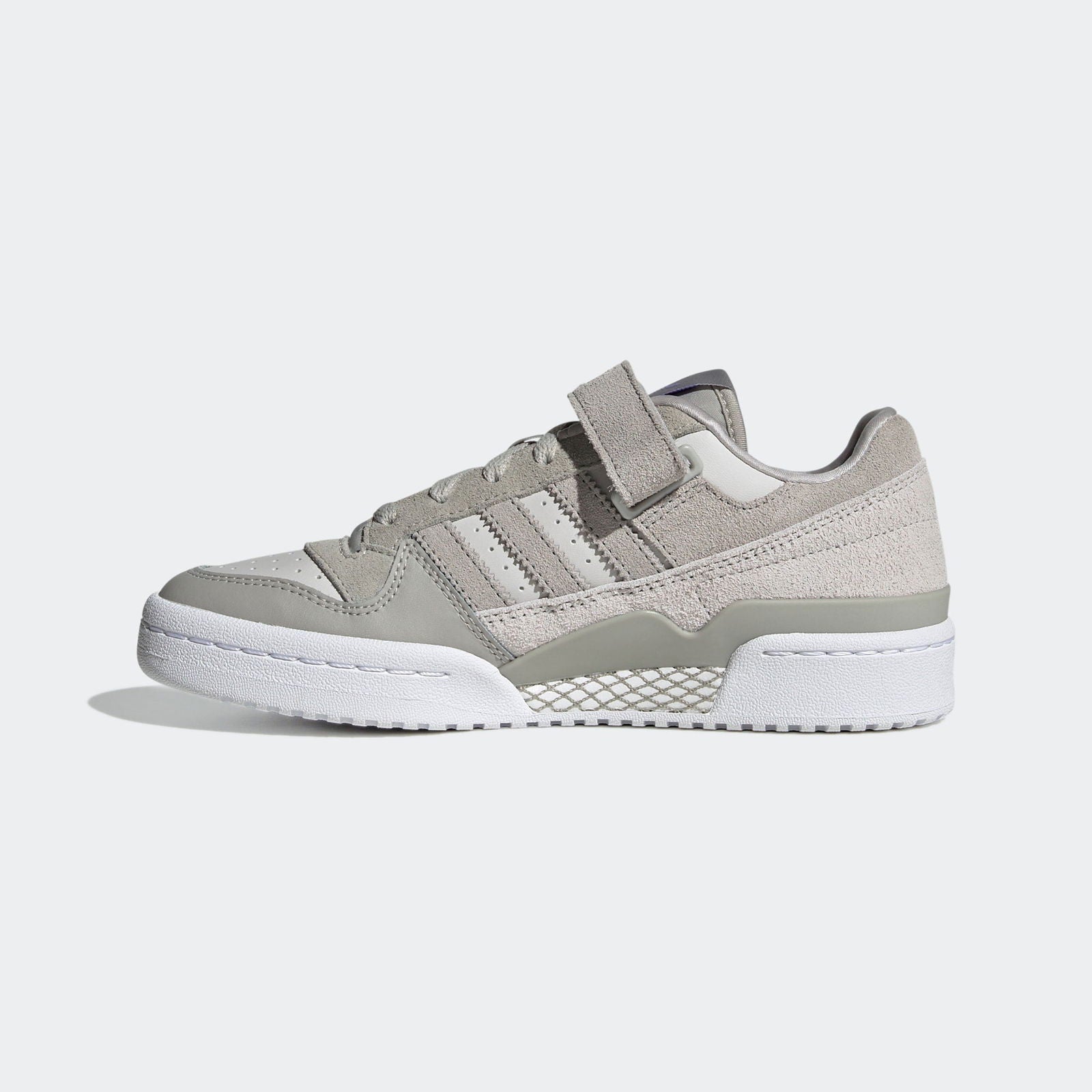 adidas Originals Womens Forum Low Shoes - Grey Purple - ViaductClothing - -