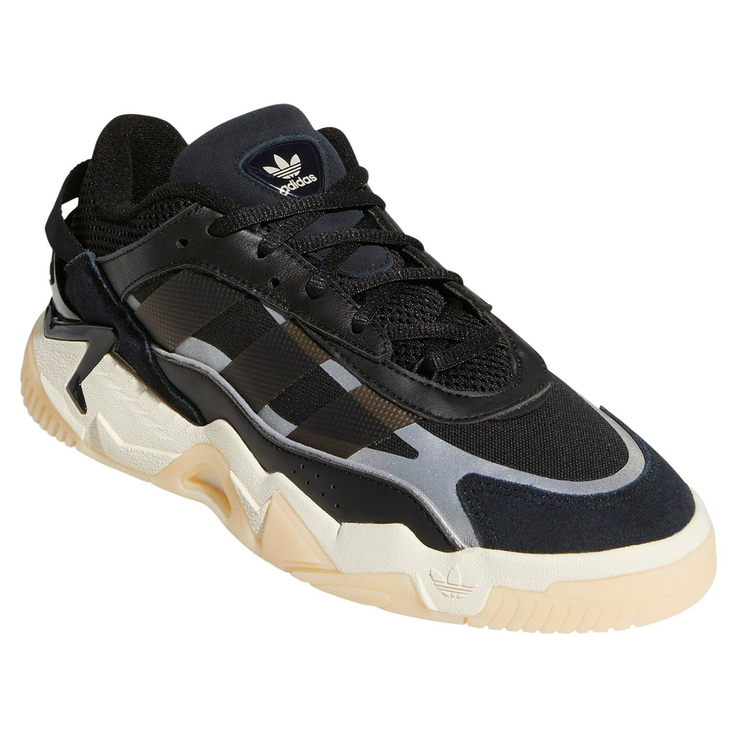 adidas Originals Womens Niteball II Shoes - Black - ViaductClothing - -