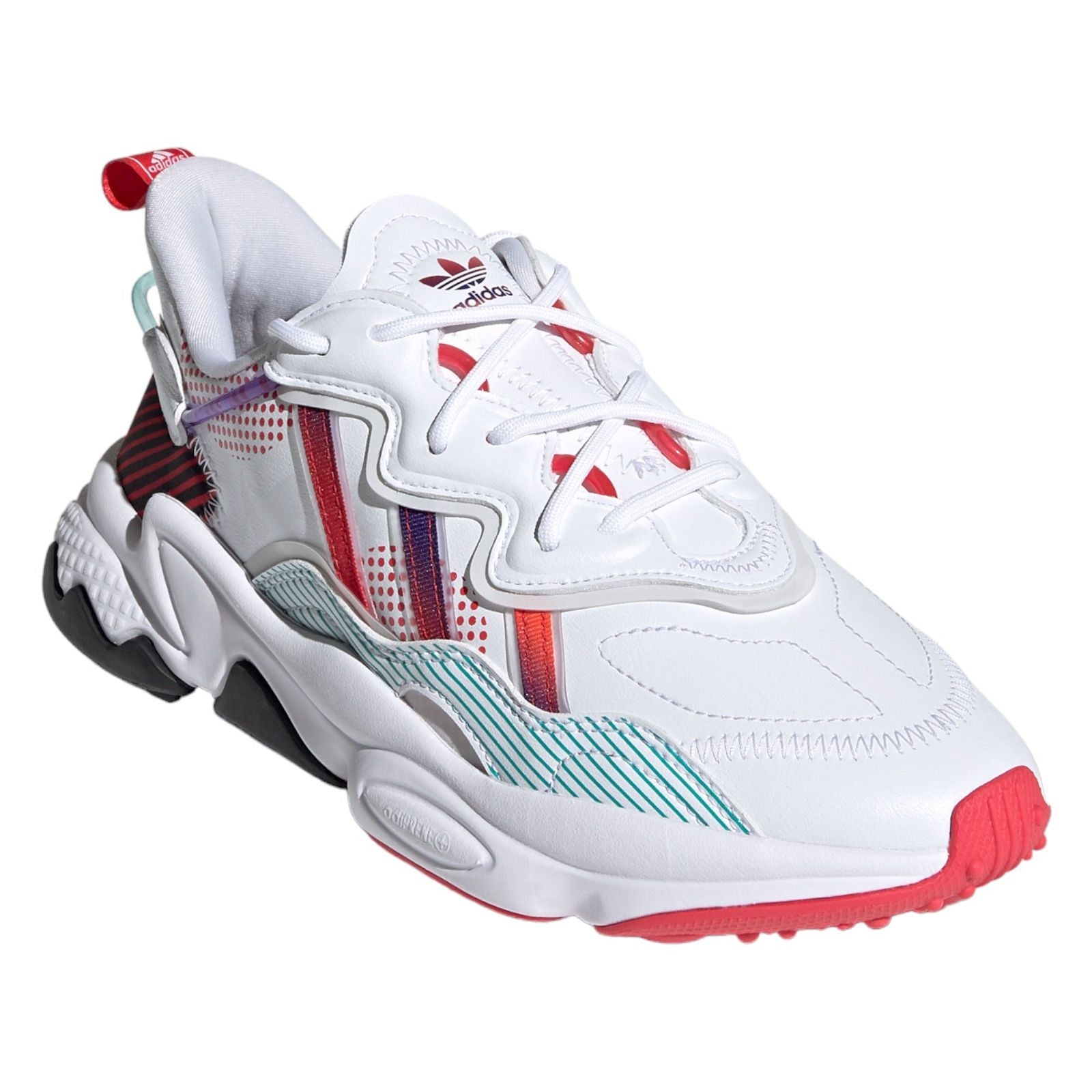 adidas Originals Womens Ozweego CNY Trainers - White - ViaductClothing - -