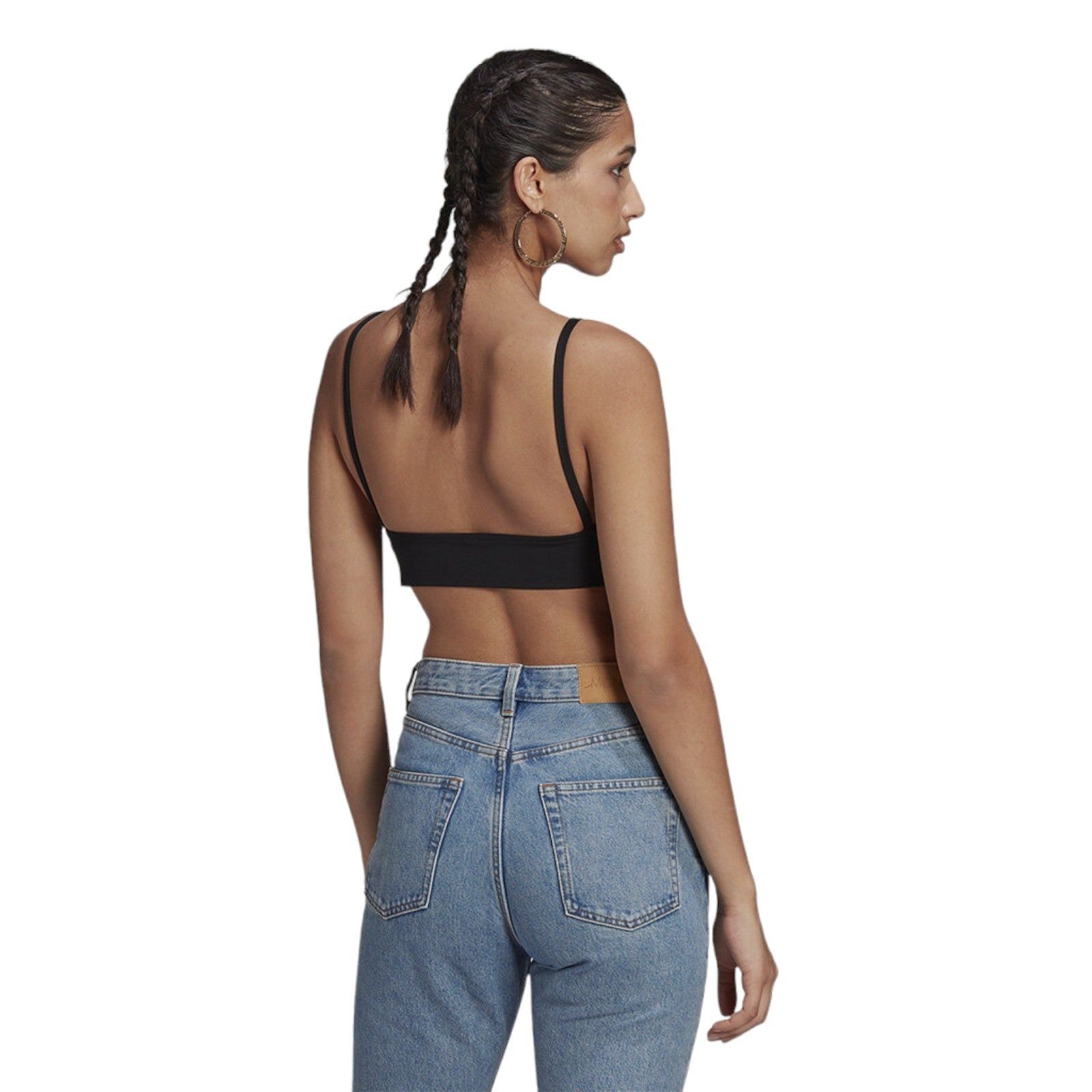 adidas Originals Womens R.Y.V. Bra Top - Black - ViaductClothing - -