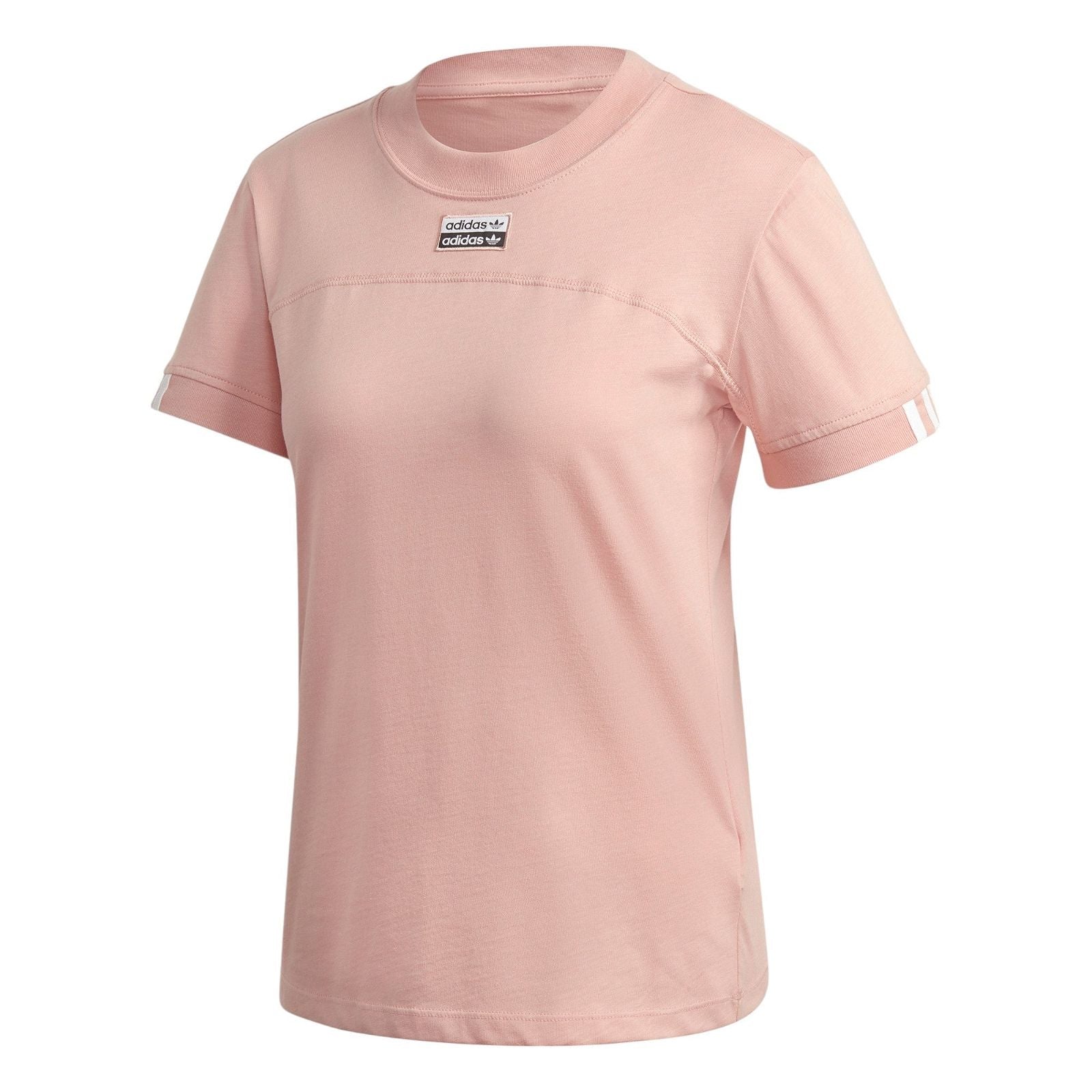 adidas Originals Womens R.Y.V. T-shirt - Trace Pink - ViaductClothing -  -