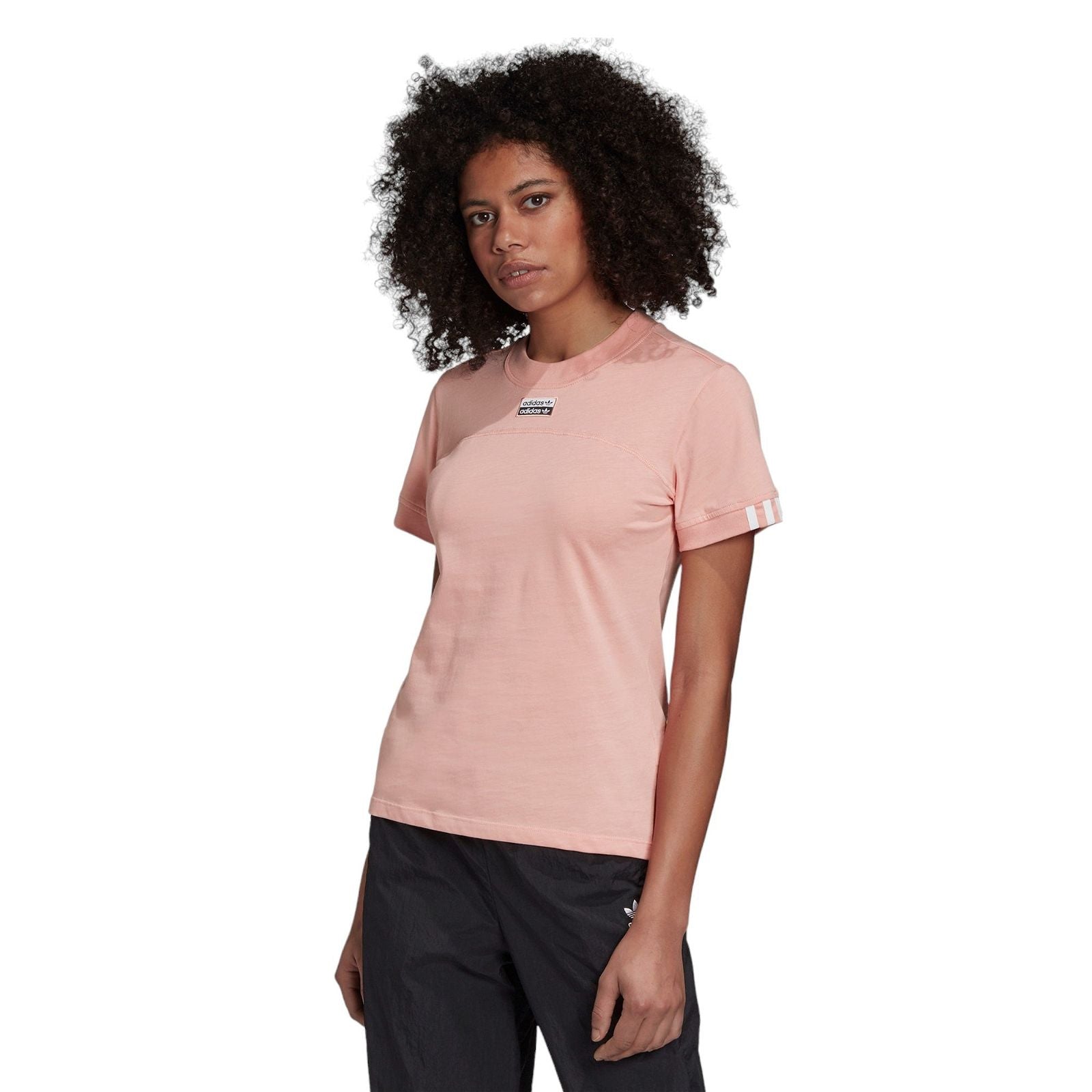 adidas Originals Womens R.Y.V. T-shirt - Trace Pink - ViaductClothing -  -