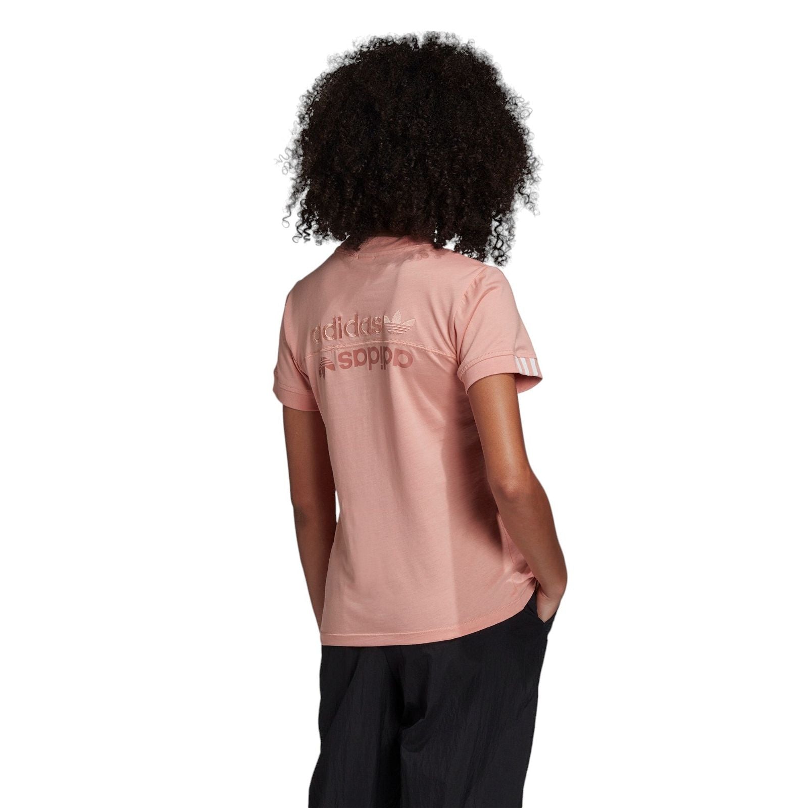 adidas Originals Womens R.Y.V. T-shirt - Trace Pink - ViaductClothing -  -