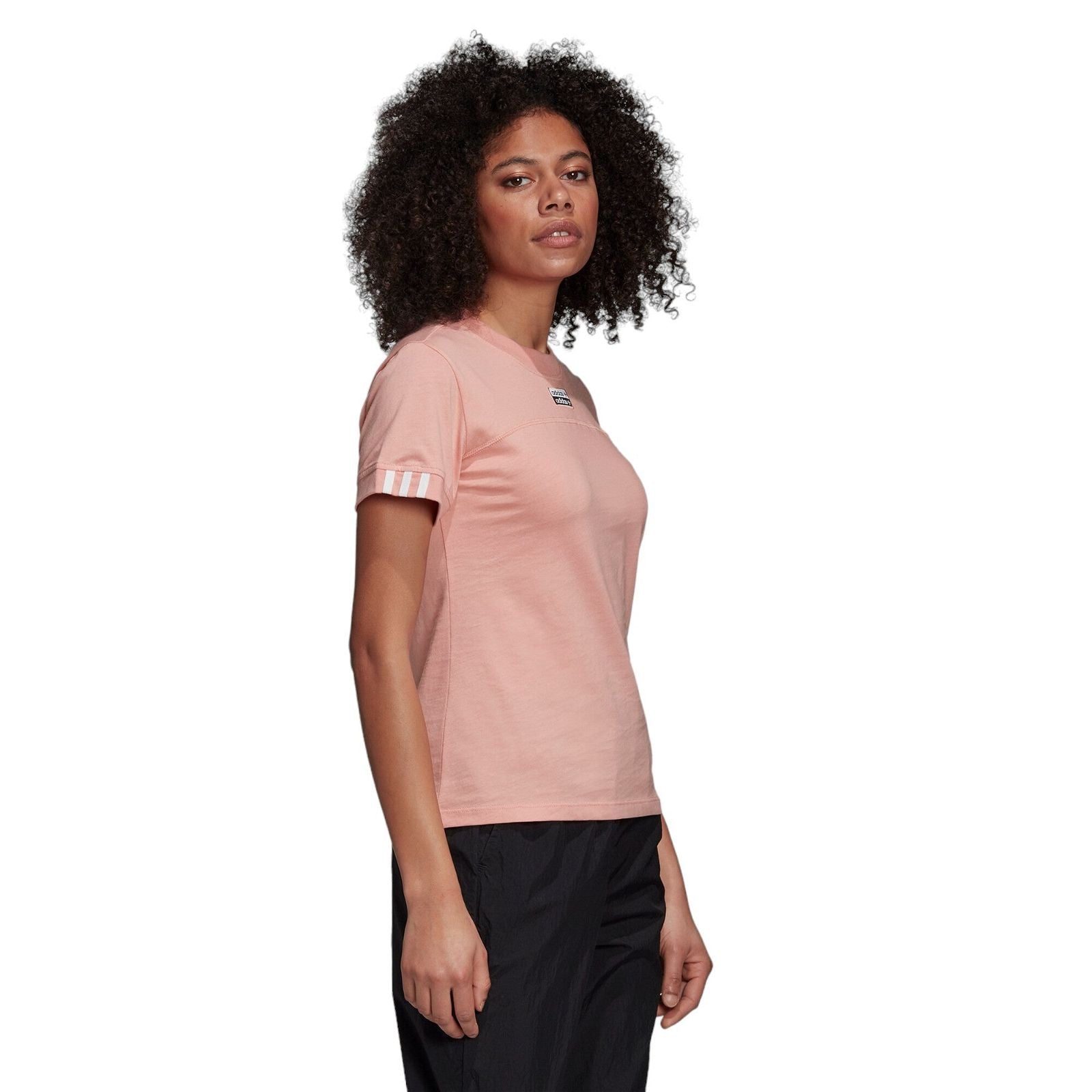 adidas Originals Womens R.Y.V. T-shirt - Trace Pink - ViaductClothing -  -