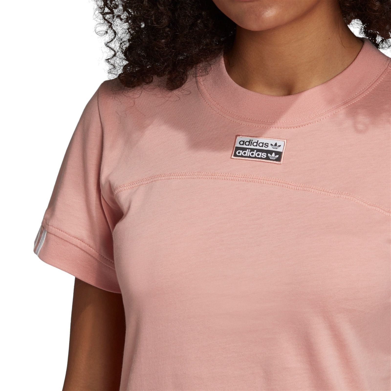 adidas Originals Womens R.Y.V. T-shirt - Trace Pink - ViaductClothing -  -