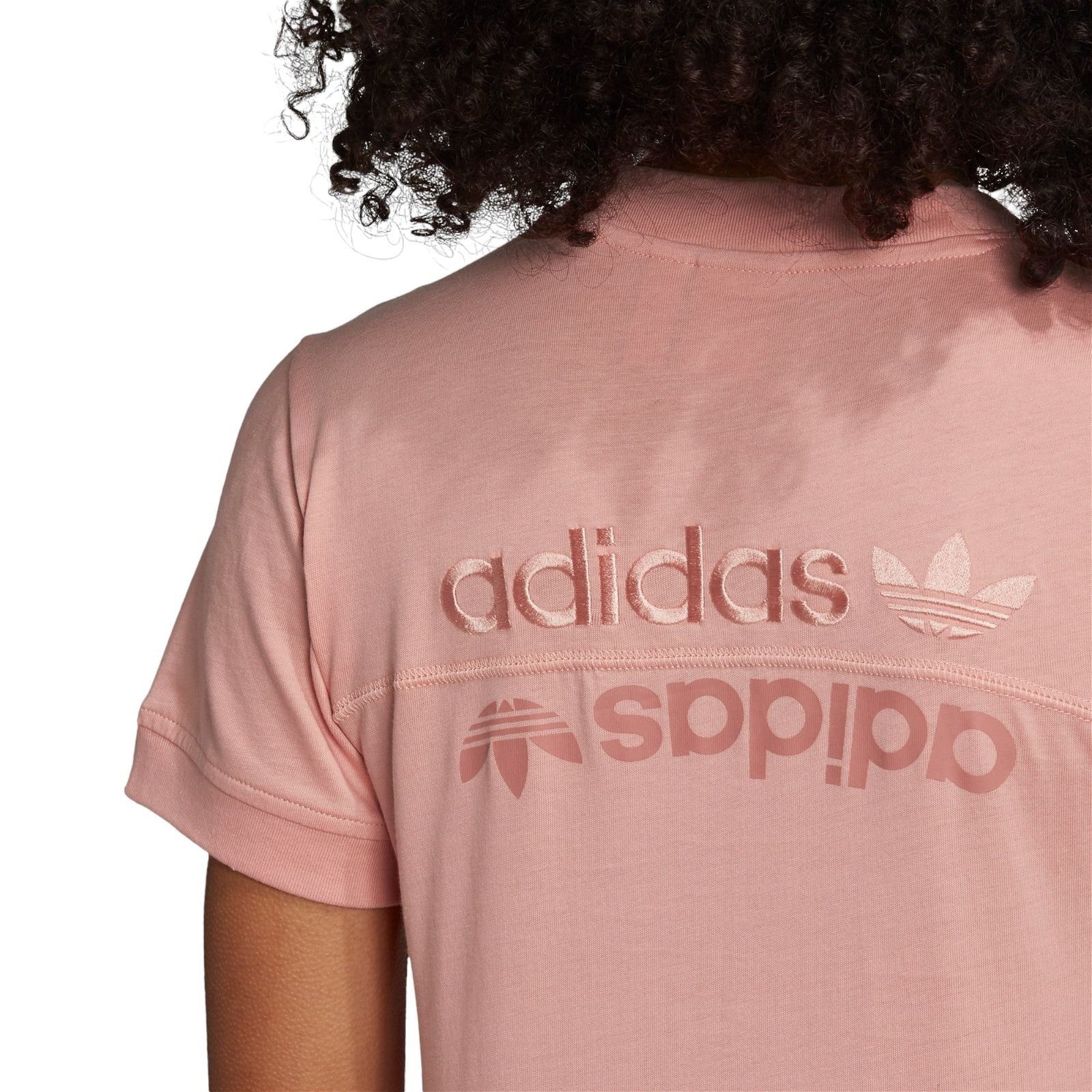 adidas Originals Womens R.Y.V. T-shirt - Trace Pink - ViaductClothing -  -