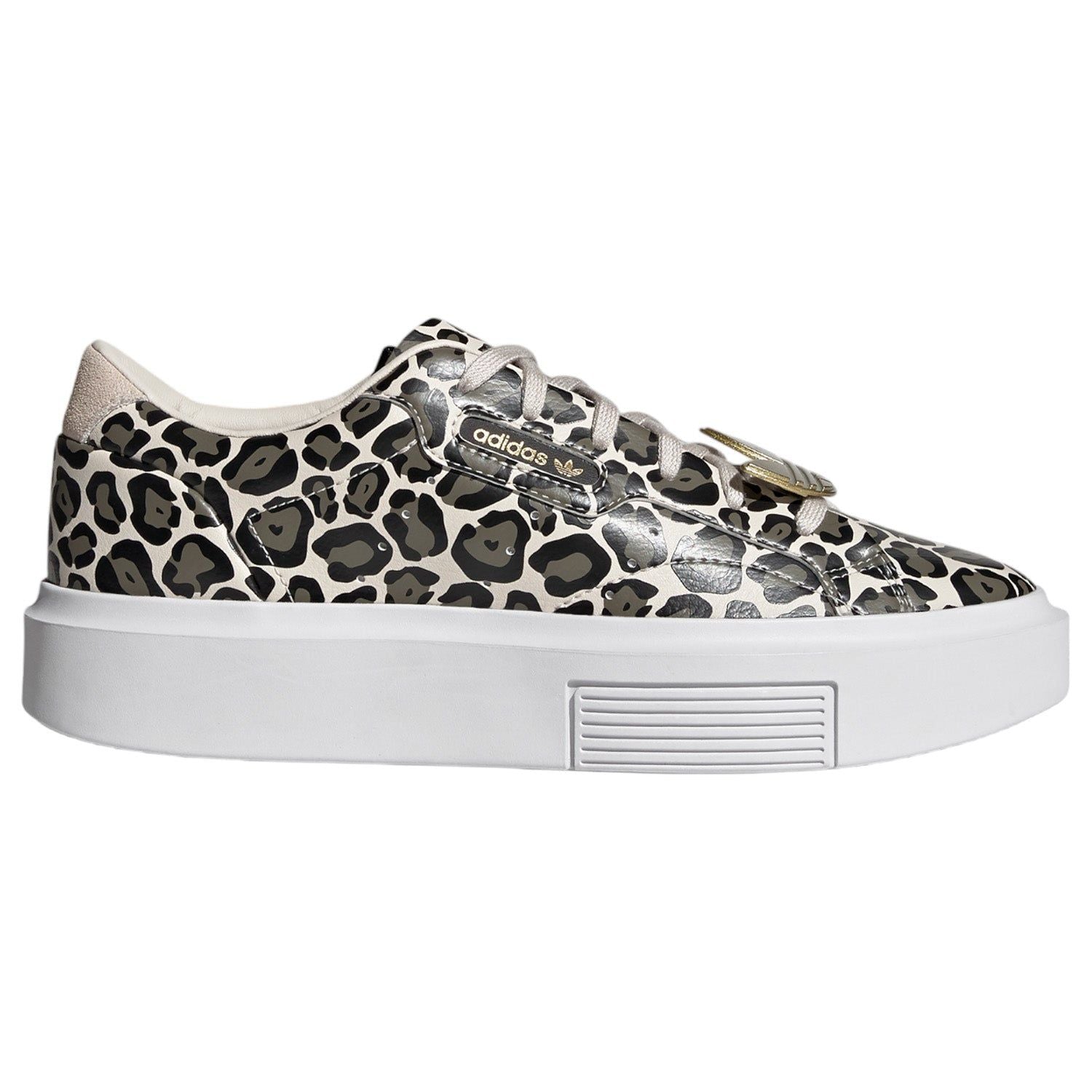 adidas Originals Womens Sleek Super Trainers - Leopard Print - ViaductClothing - -