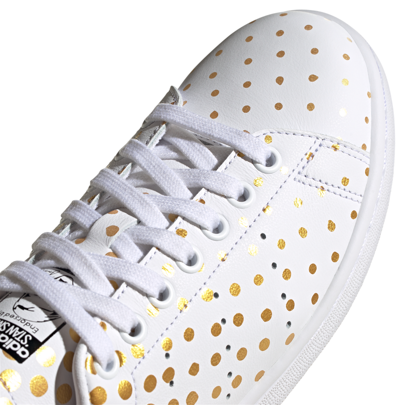 adidas Originals Womens Stan Smith Shoes - White Gold - ViaductClothing - -