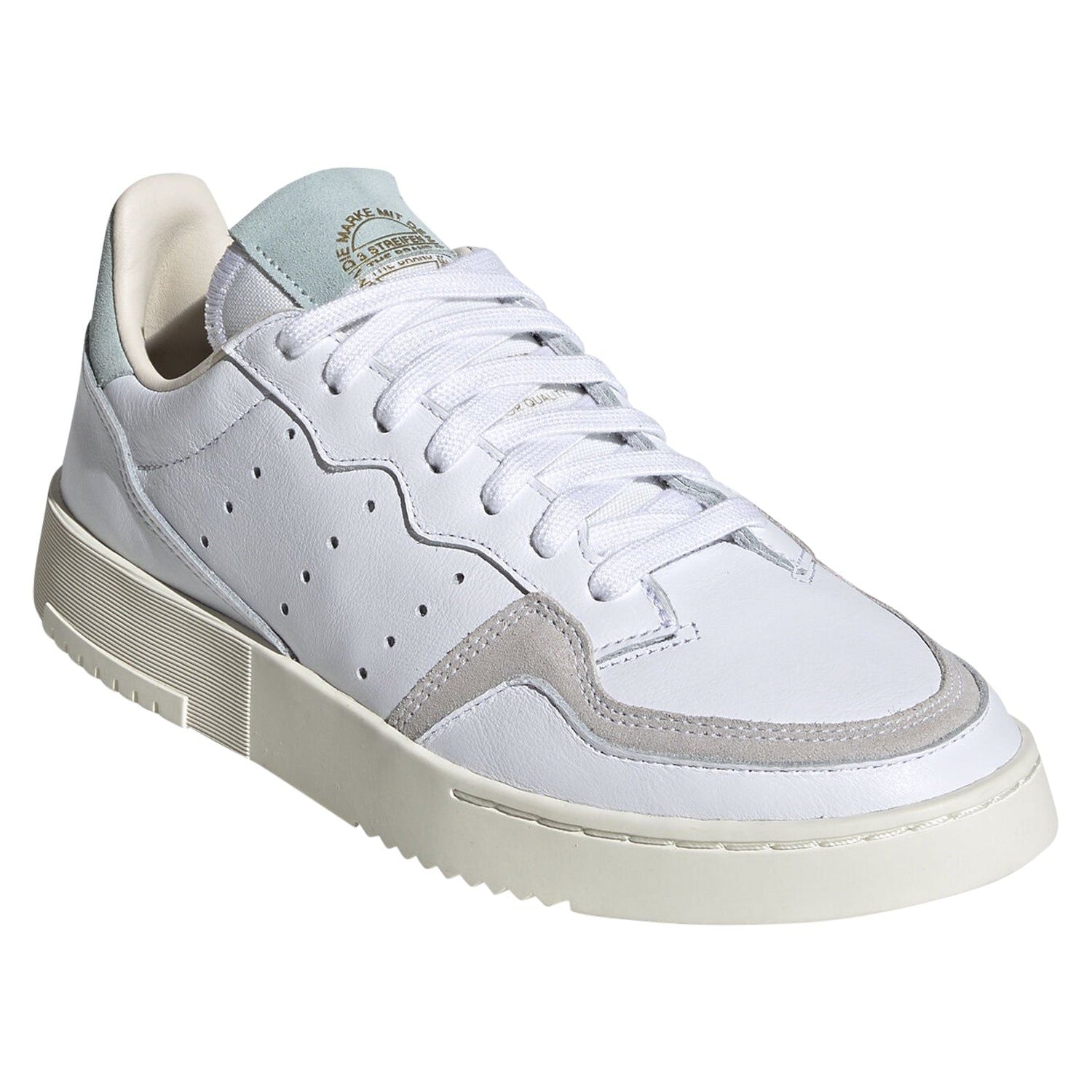 adidas Originals Womens Supercourt Shoes - White - ViaductClothing - -