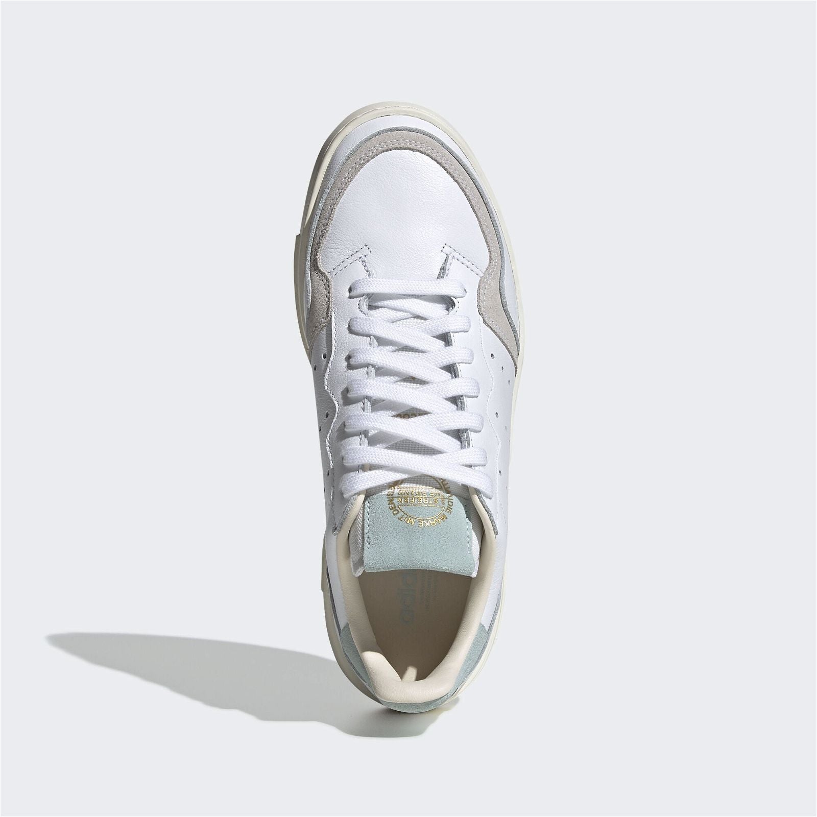 adidas Originals Womens Supercourt Shoes - White - ViaductClothing - -