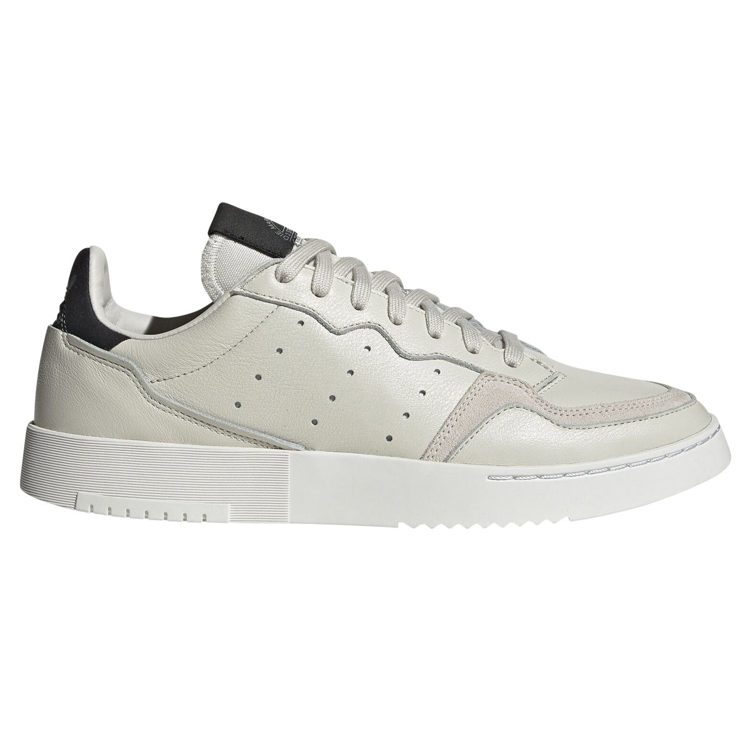 adidas Originals Womens Supercourt Shoes - White & Black - ViaductClothing - -