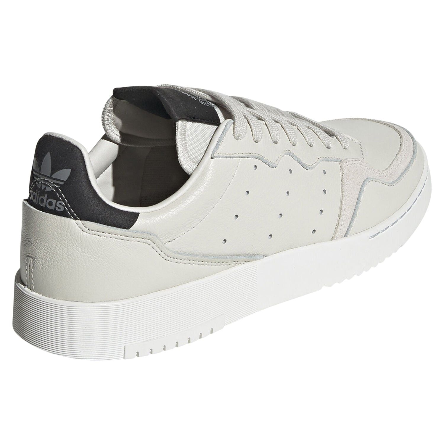 adidas Originals Womens Supercourt Shoes - White & Black - ViaductClothing - -