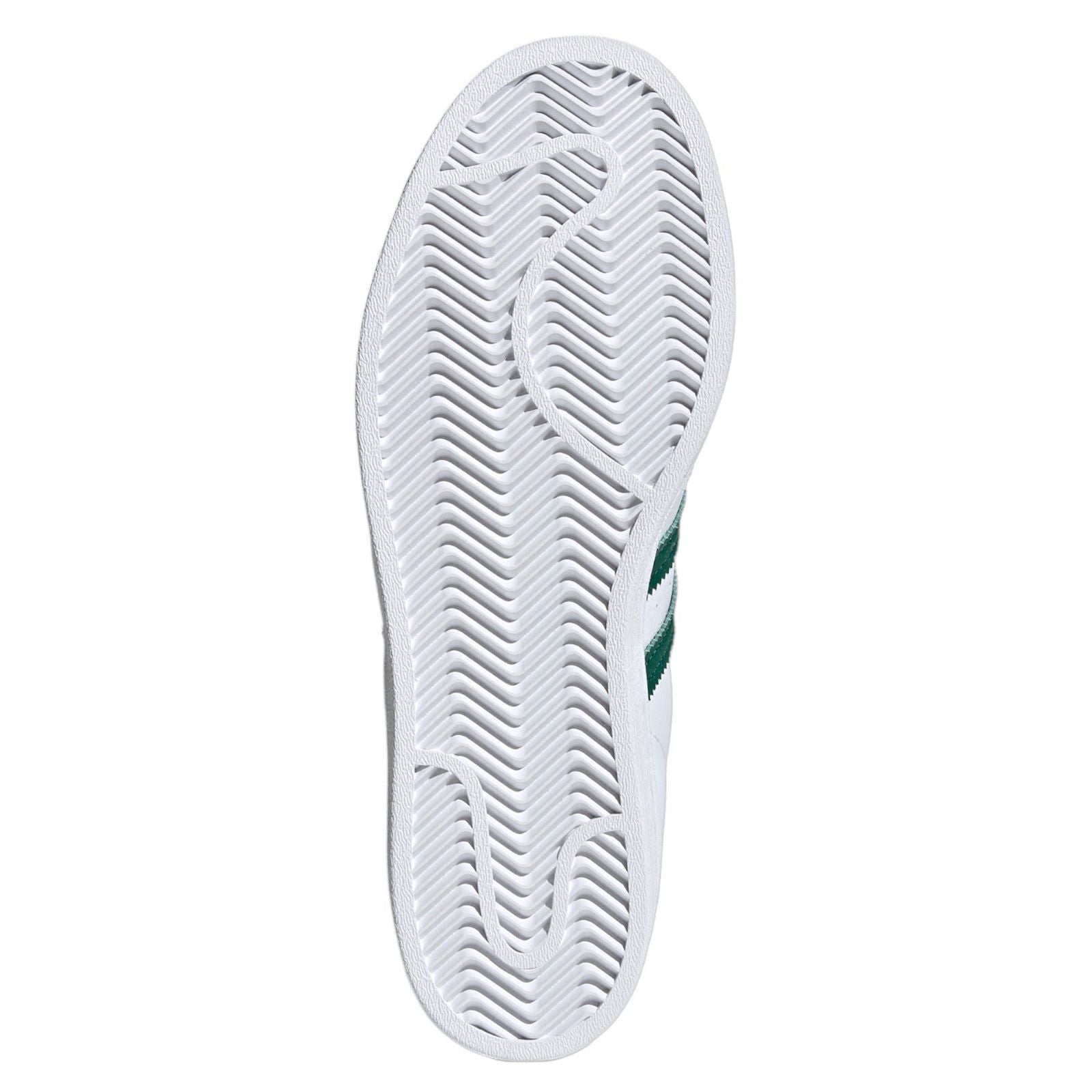 adidas Originals Womens Superstar Shoes - Cloud White Green - ViaductClothing - -