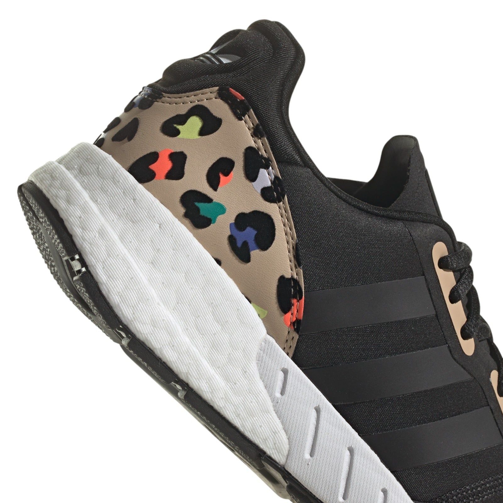 adidas Originals Womens ZX 1K Boost Animal Print Trainers - Black - ViaductClothing - -