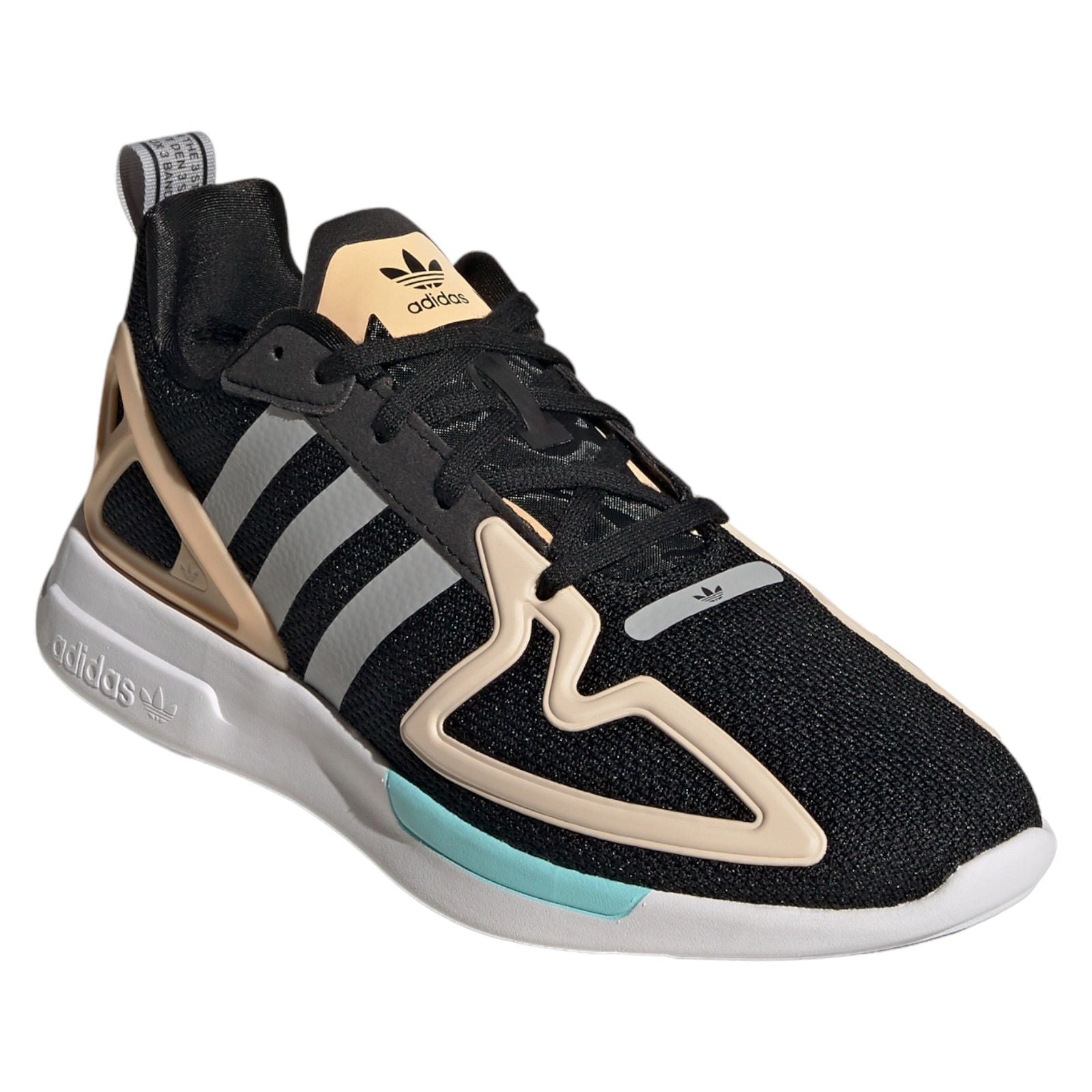 adidas Originals Womens ZX 2K Flux Trainers - Black - ViaductClothing - -