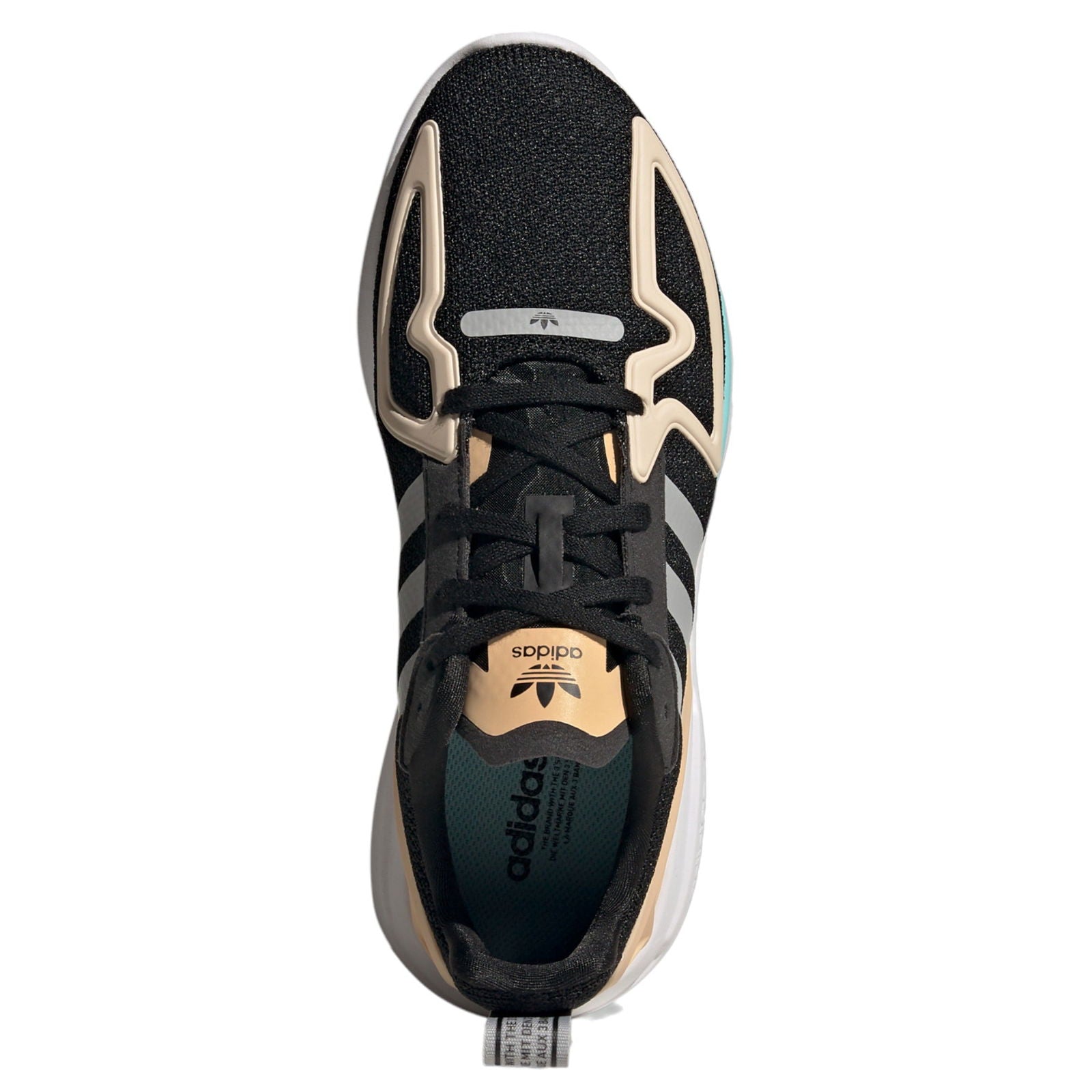 adidas Originals Womens ZX 2K Flux Trainers - Black - ViaductClothing - -