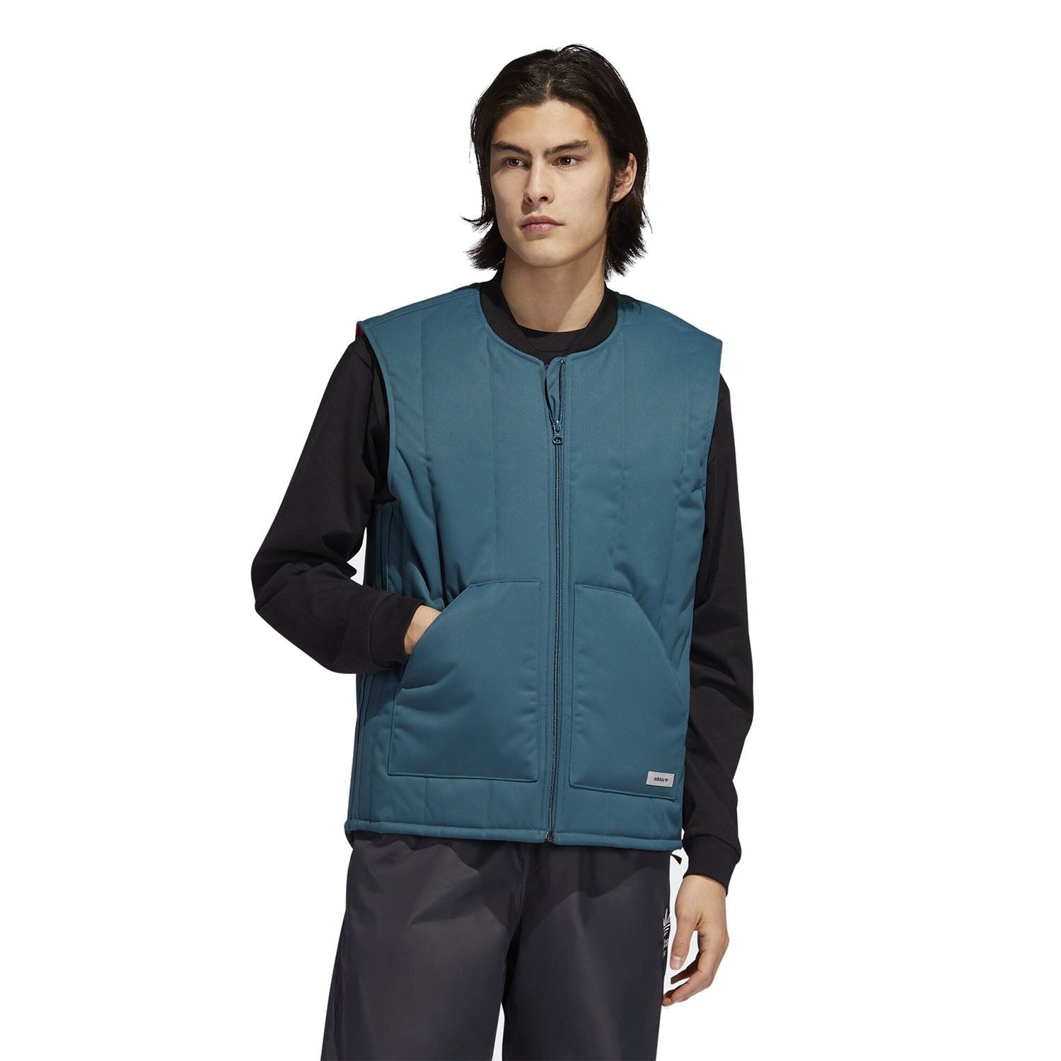 adidas Originals Workwear Vest - Green - ViaductClothing - -