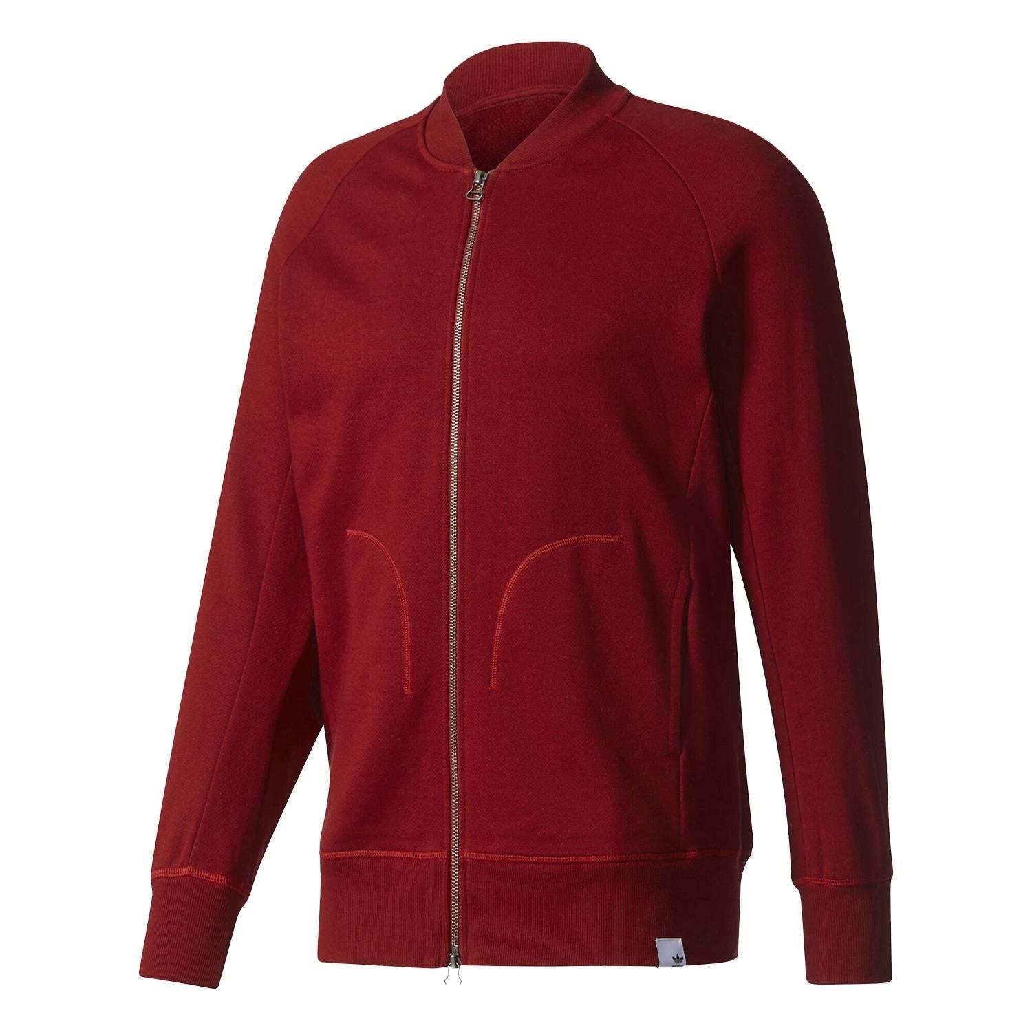 adidas Originals XBYO Track Jacket - Burgundy - ViaductClothing - -