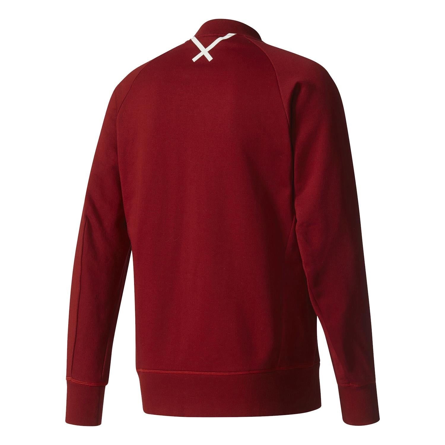 adidas Originals XBYO Track Jacket - Burgundy - ViaductClothing - -
