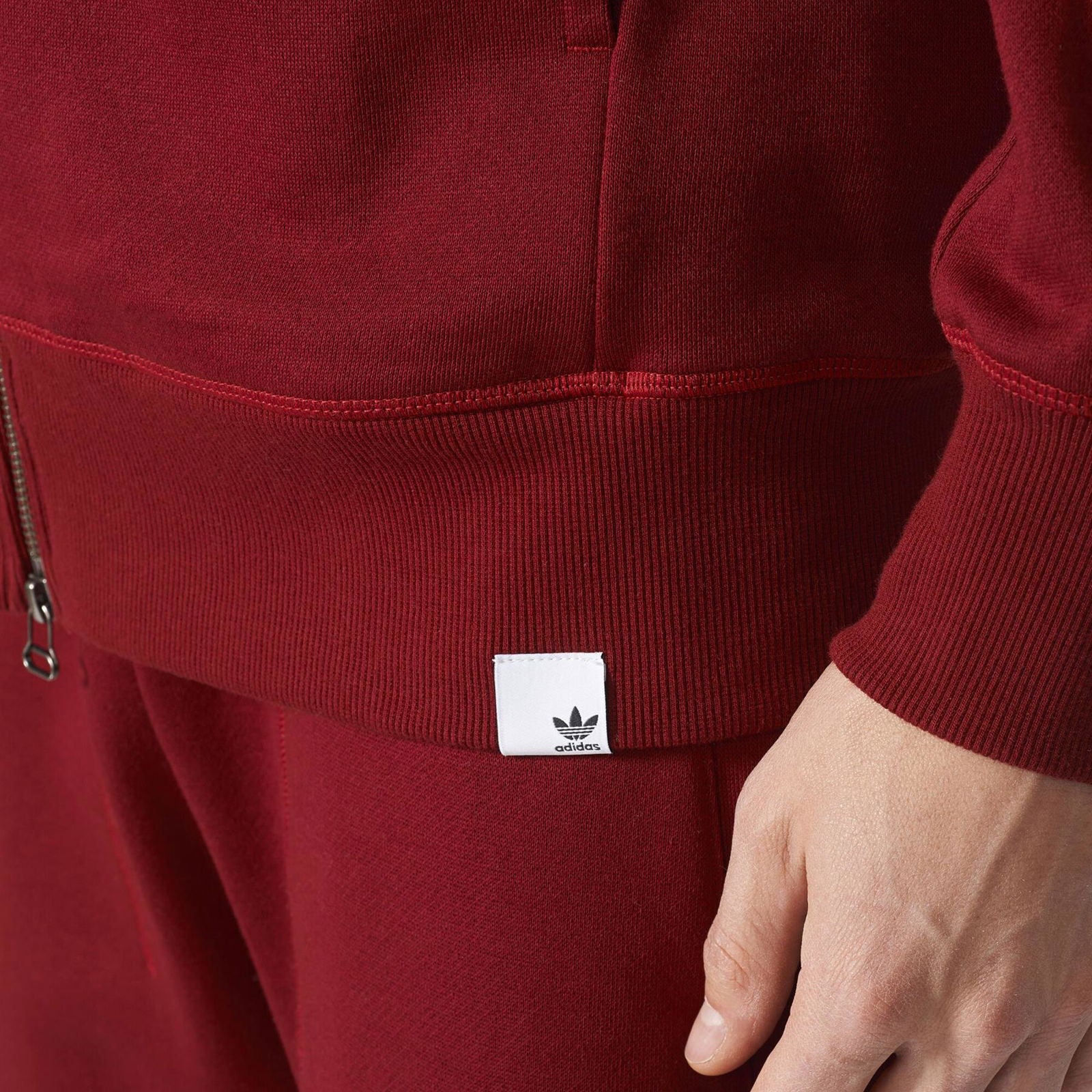 adidas Originals XBYO Track Jacket - Burgundy - ViaductClothing - -