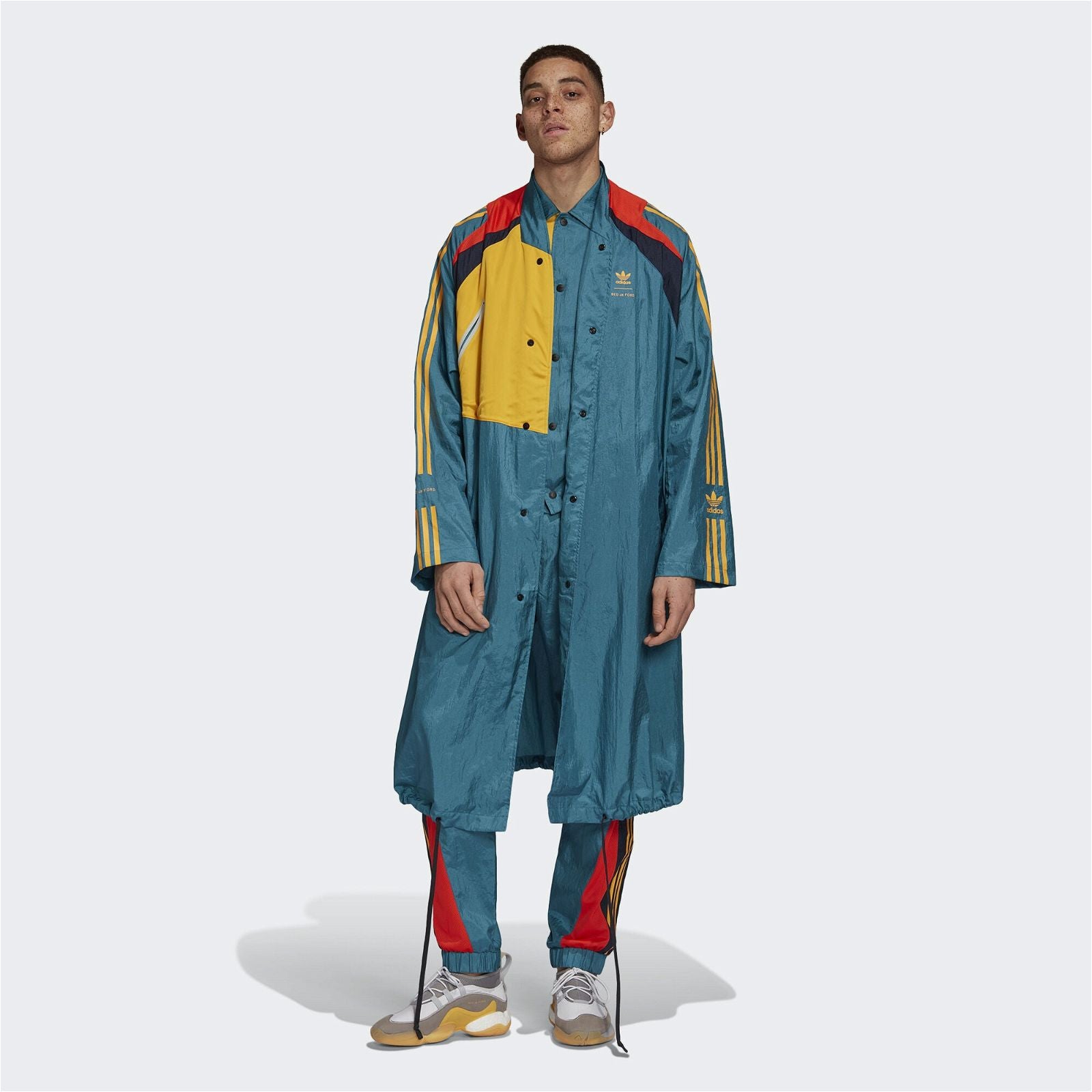 adidas Originals X Bed J.W. Ford Long Coat - Green - ViaductClothing - -