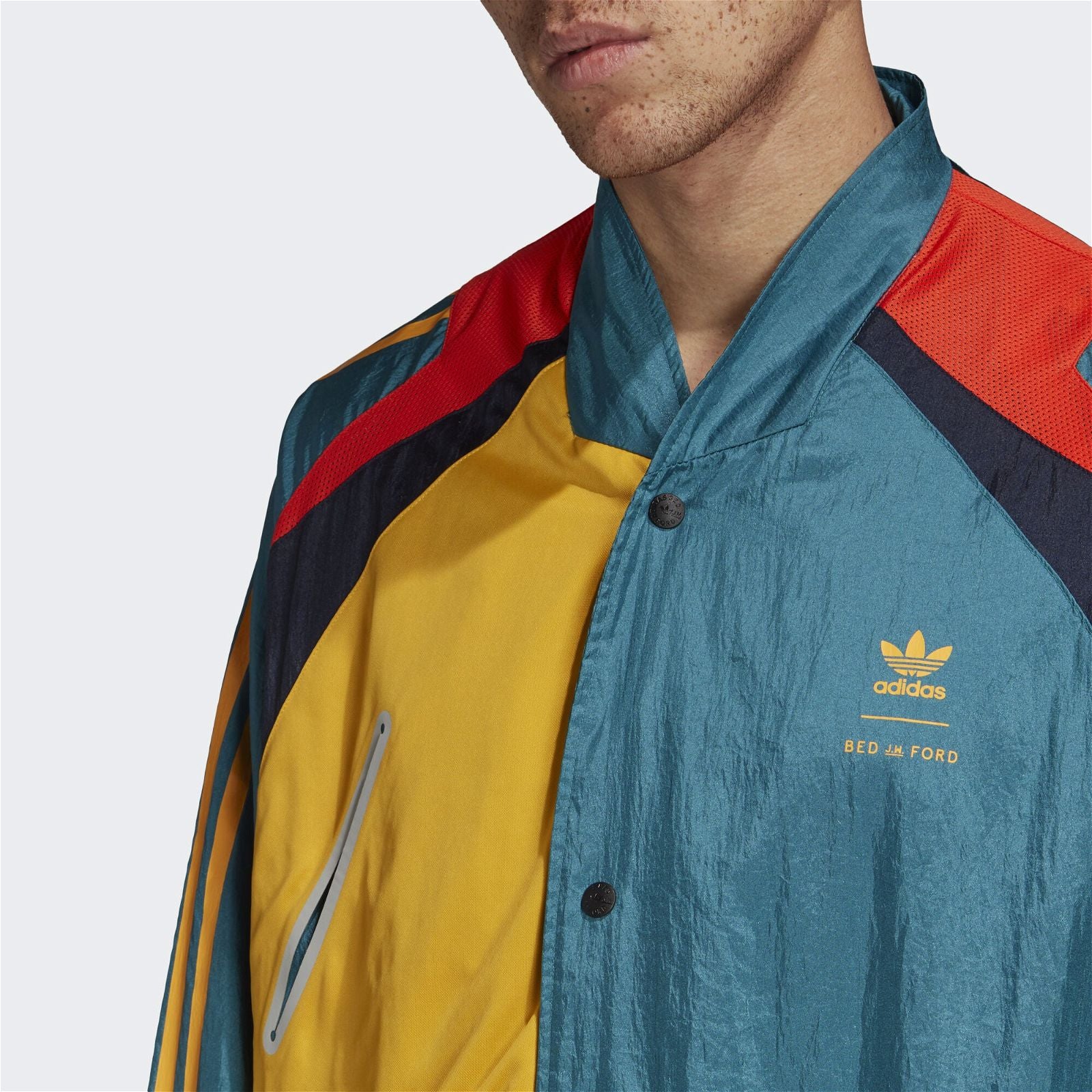 adidas Originals X Bed J.W. Ford Long Coat - Green - ViaductClothing - -