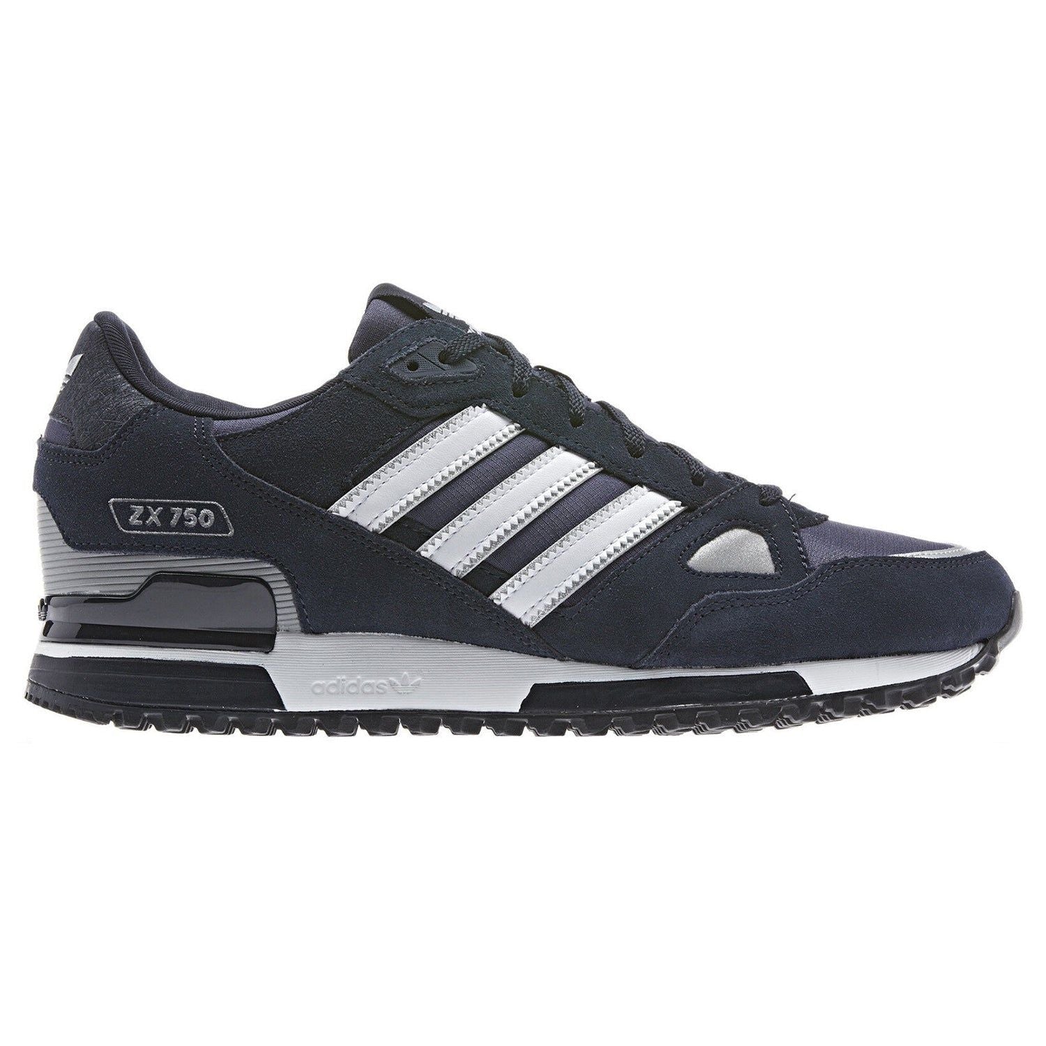 adidas Originals ZX 750 Trainers - Navy - ViaductClothing - -