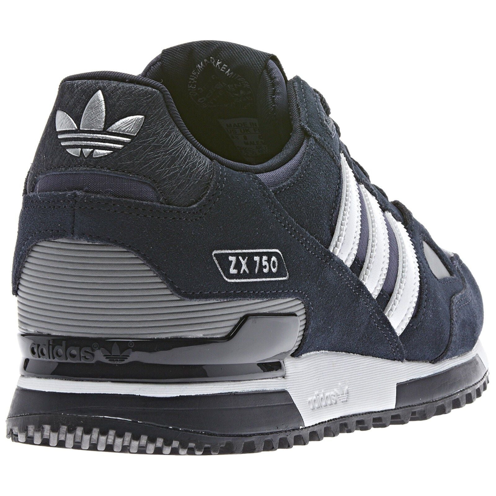 adidas Originals ZX 750 Trainers - Navy - ViaductClothing - -