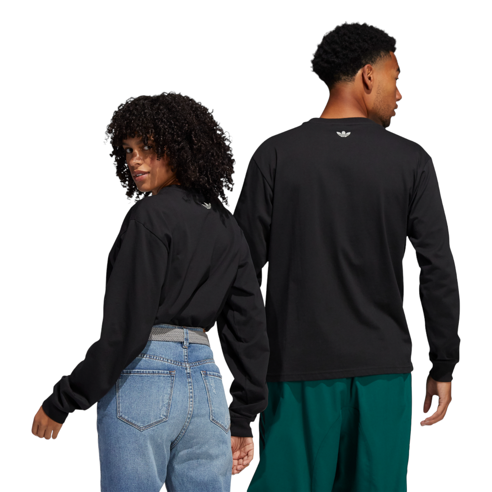 adidas Originals Zander Photo Long Sleeve T-Shirt - Black - ViaductClothing - -