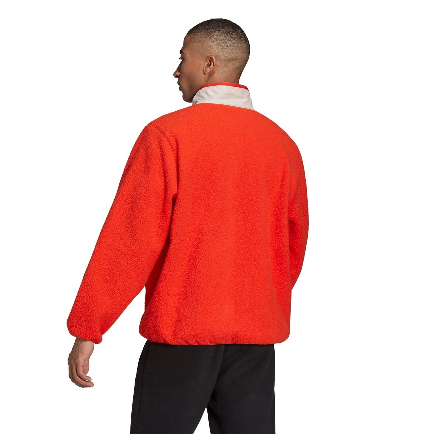 adidas Originals Zip Thru Polarfleece Jacket - Orange - ViaductClothing - -
