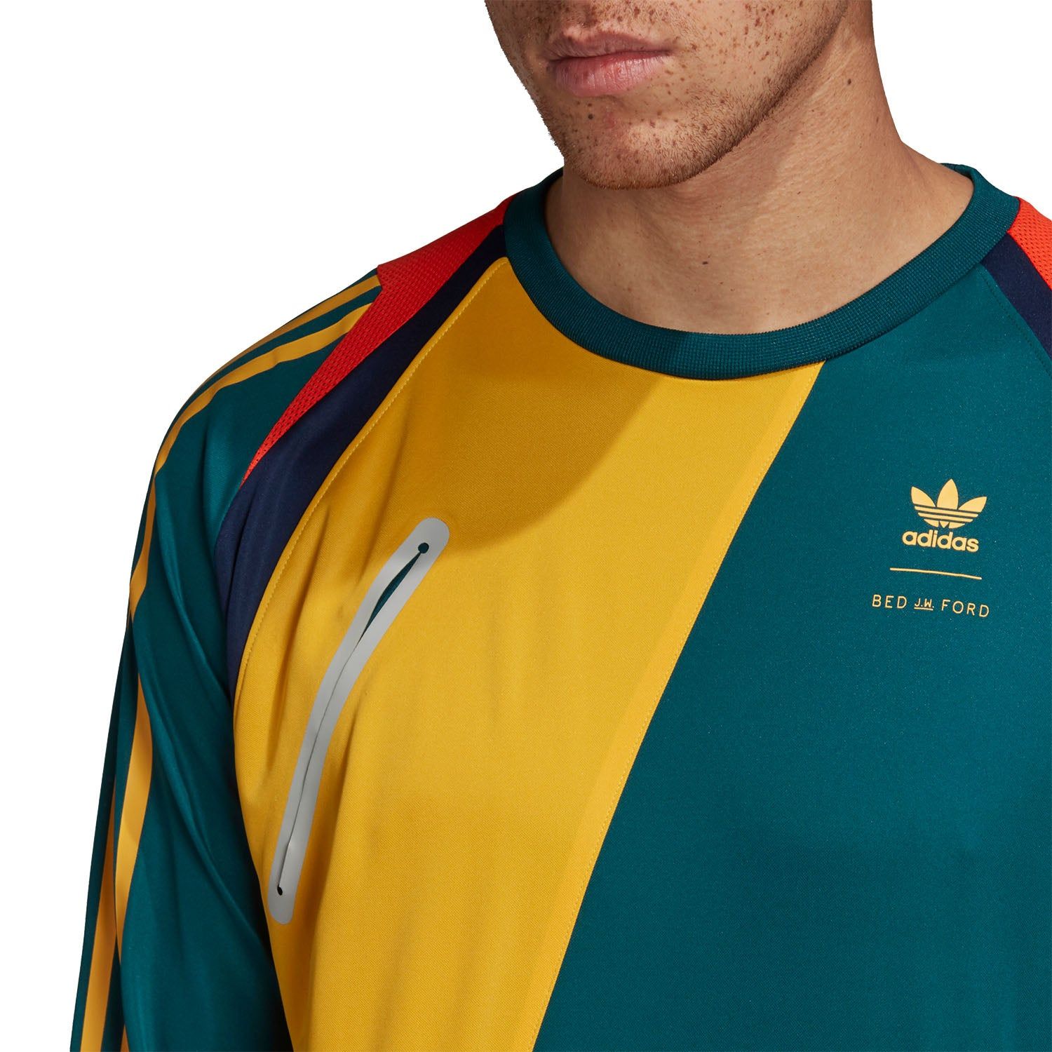 adidas Originals x Bed J.W. Ford Game Jersey - Green - ViaductClothing - -