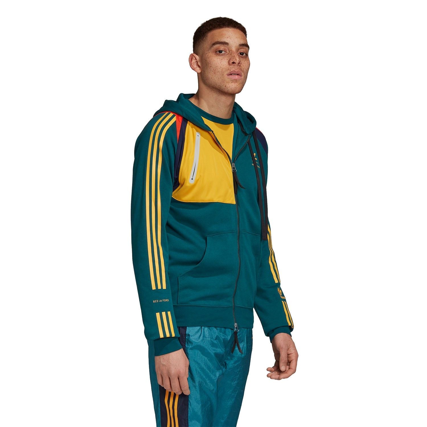 adidas Originals x Bed J.W. Ford Hoodie - Green - ViaductClothing - -