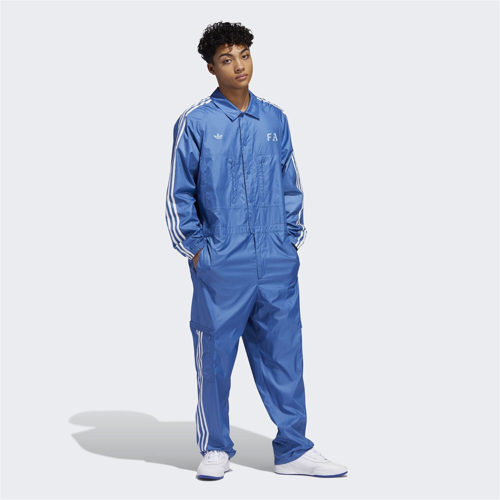 adidas Originals x Fucking Awesome Skateboarding Overalls - Blue - ViaductClothing - -