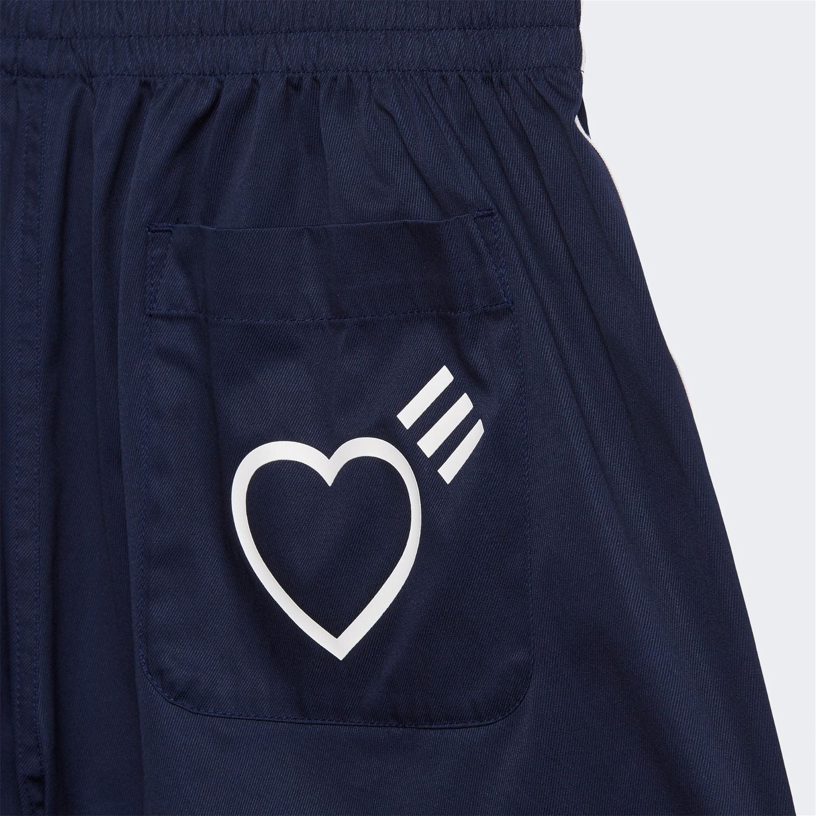 adidas Originals x Human Made Run Shorts - Navy - ViaductClothing - -