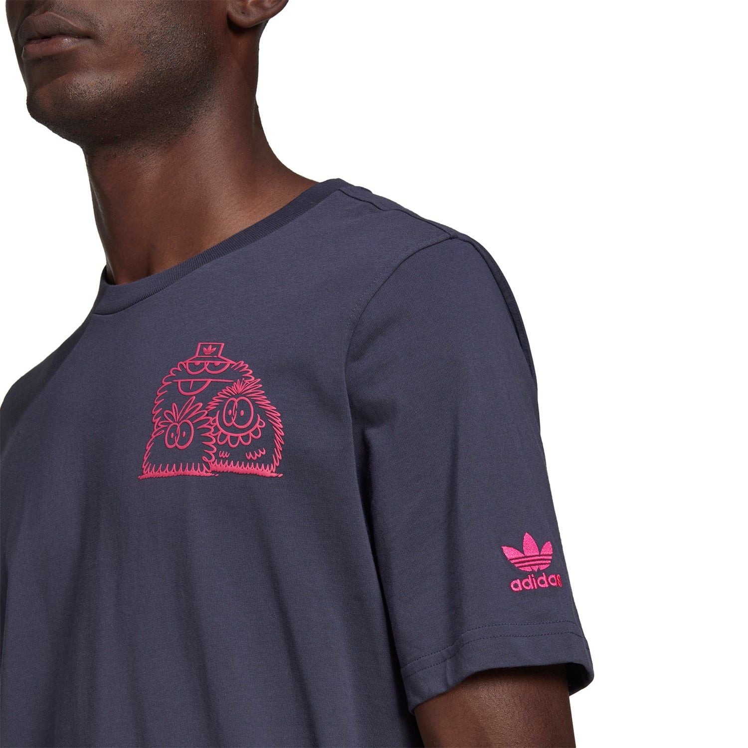 adidas Originals x Kevin Lyons Tee - Navy - ViaductClothing - -