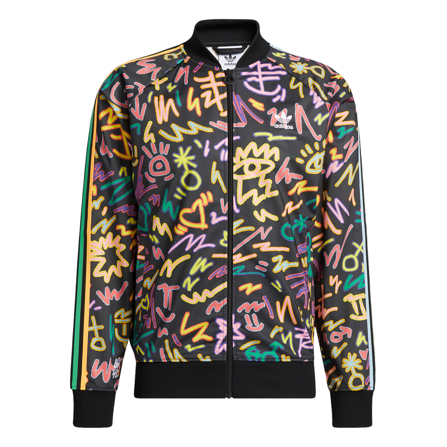 adidas Originals x Kris Andrews Love Unites Print Superstar Jacket - Multi - ViaductClothing - -