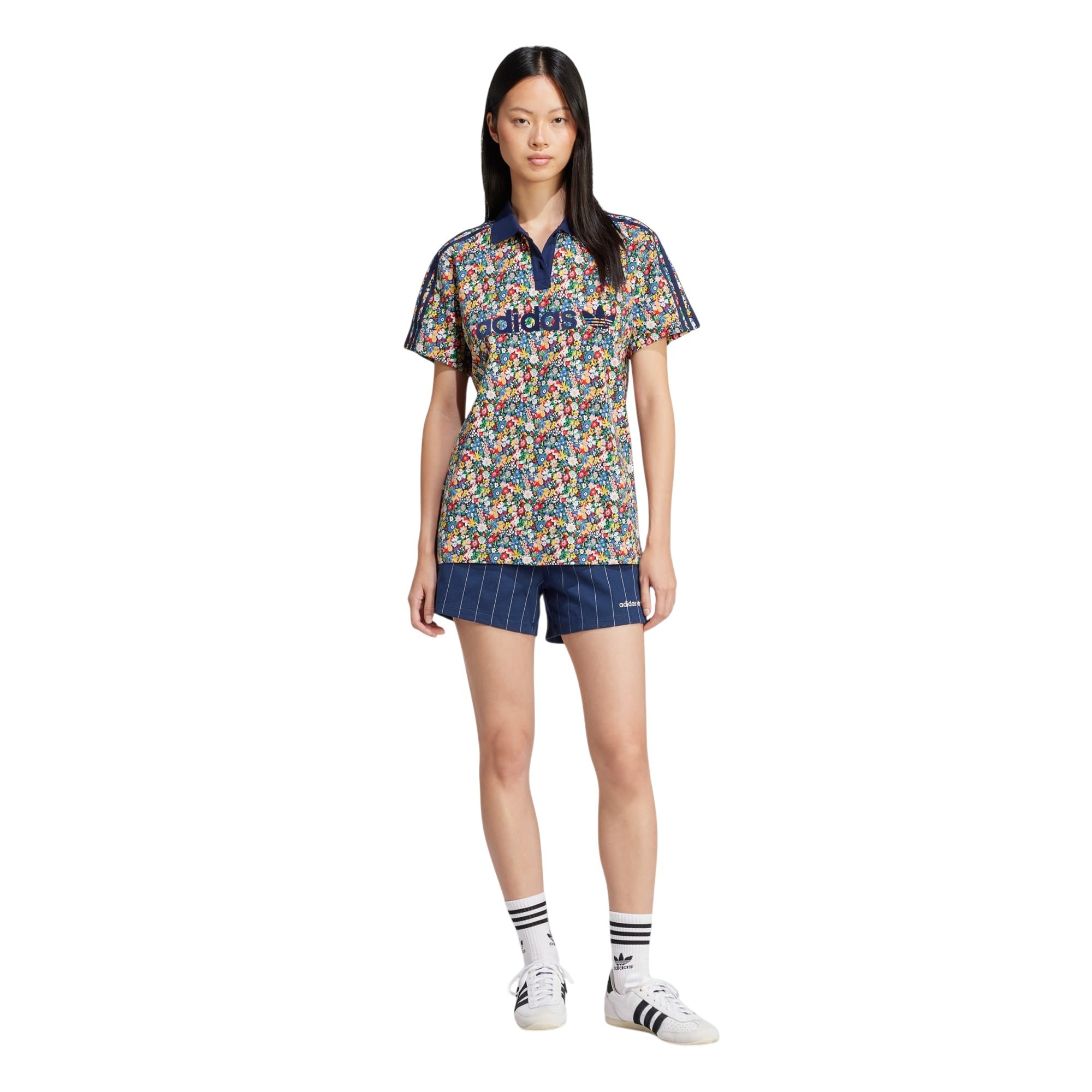 adidas Originals x Liberty London Women's Football Jersey - Multicolor / Night Indigo