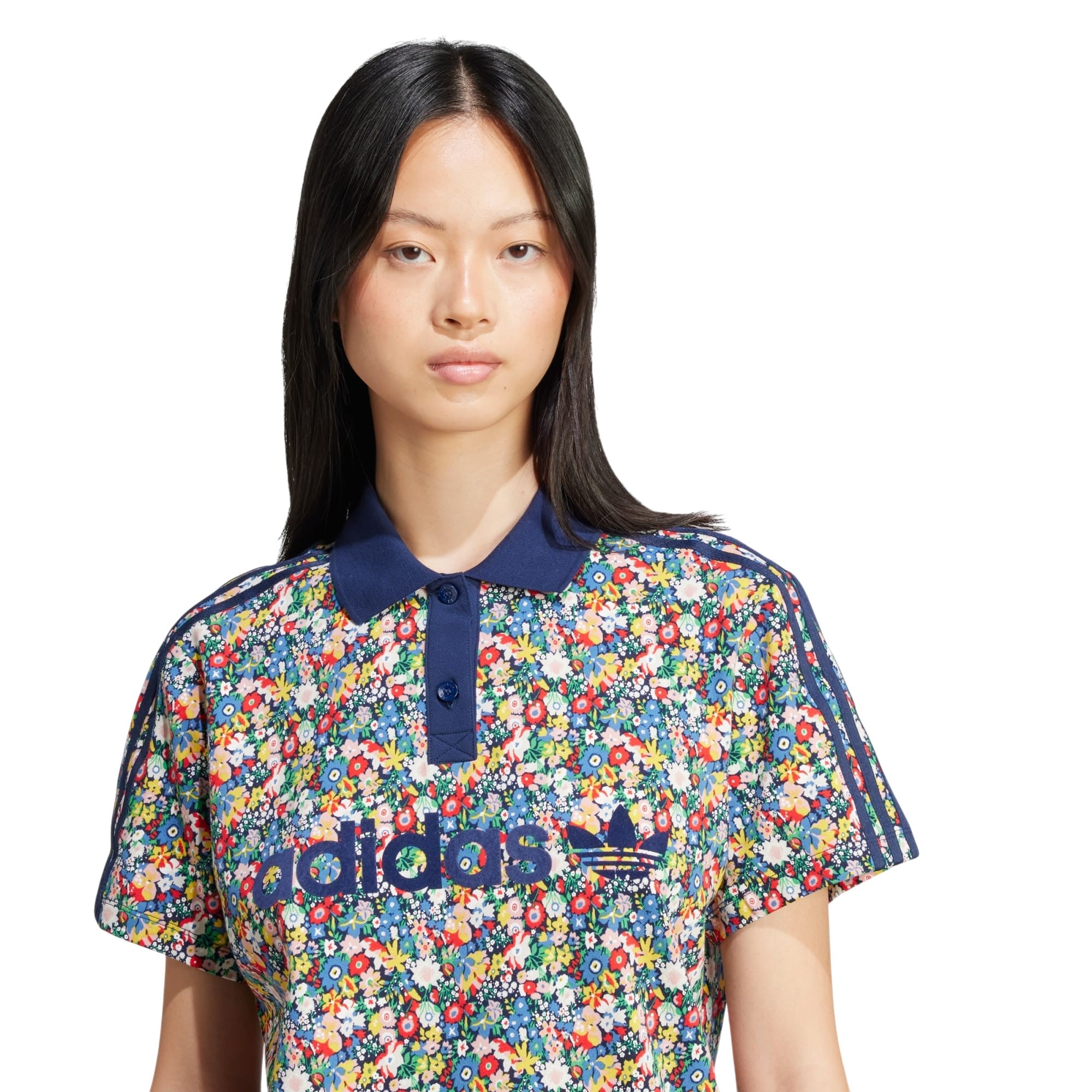 adidas Originals x Liberty London Women's Football Jersey - Multicolor / Night Indigo