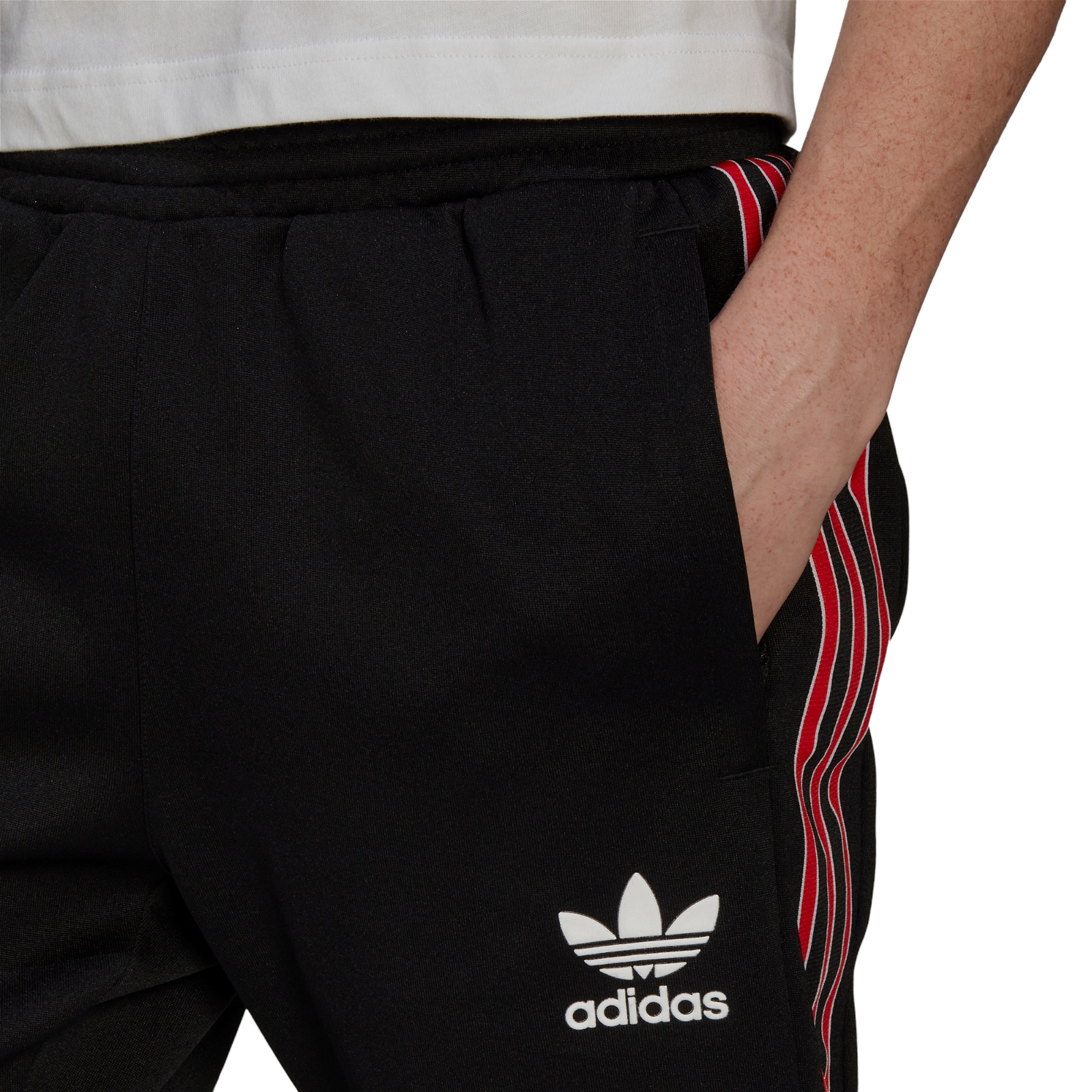 adidas Originals x Manchester United Retro 90s Track Pant - Black - ViaductClothing - -
