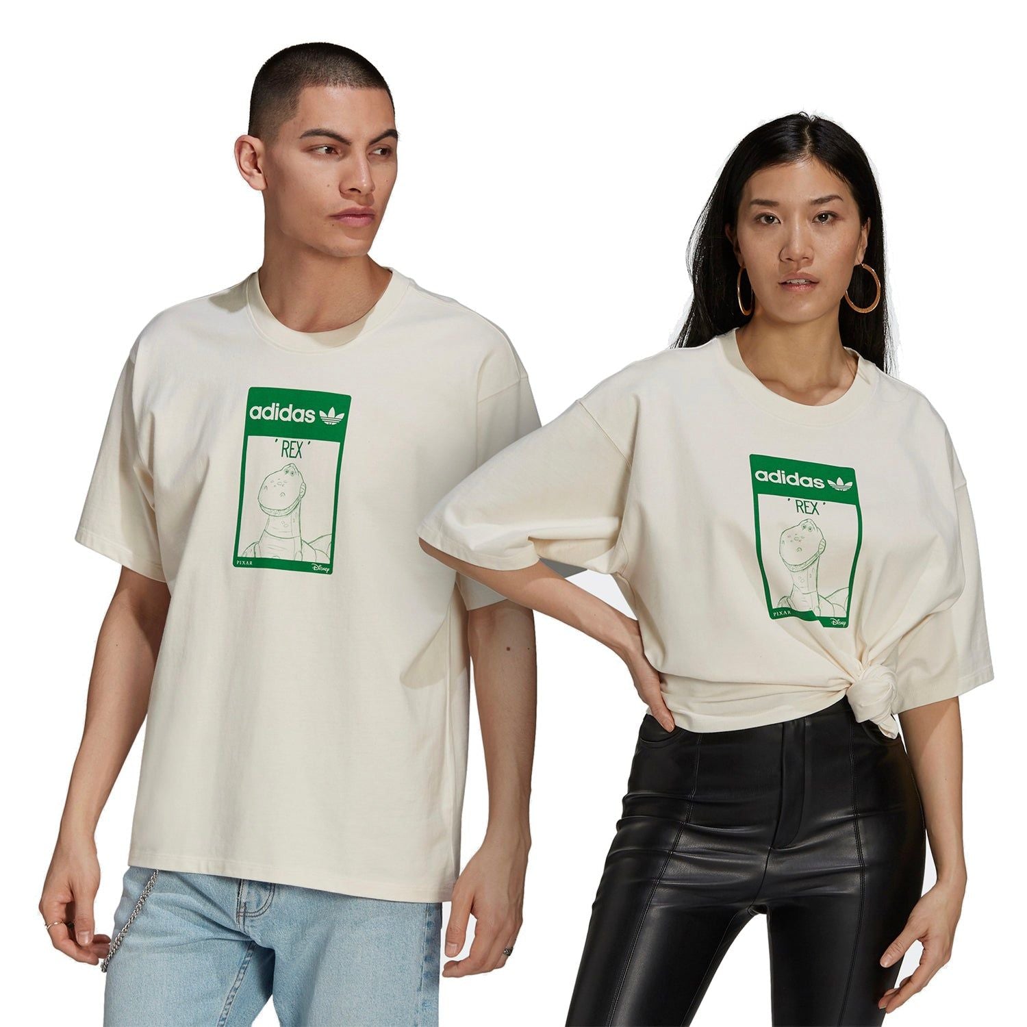 adidas Originals x Toy Story Rex Unisex T-Shirt - Beige - ViaductClothing - -