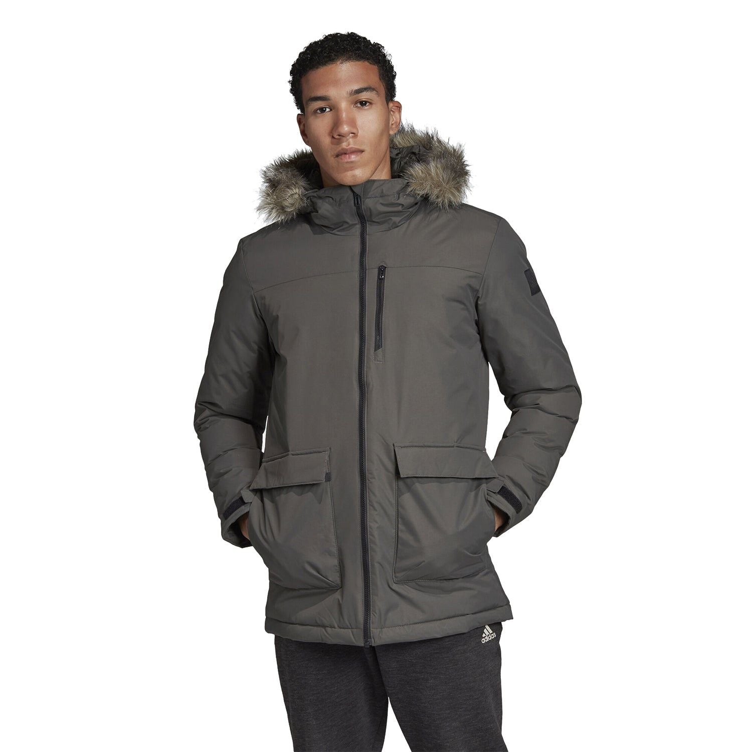 adidas Outdoor Xploric Parka - Green - ViaductClothing - -