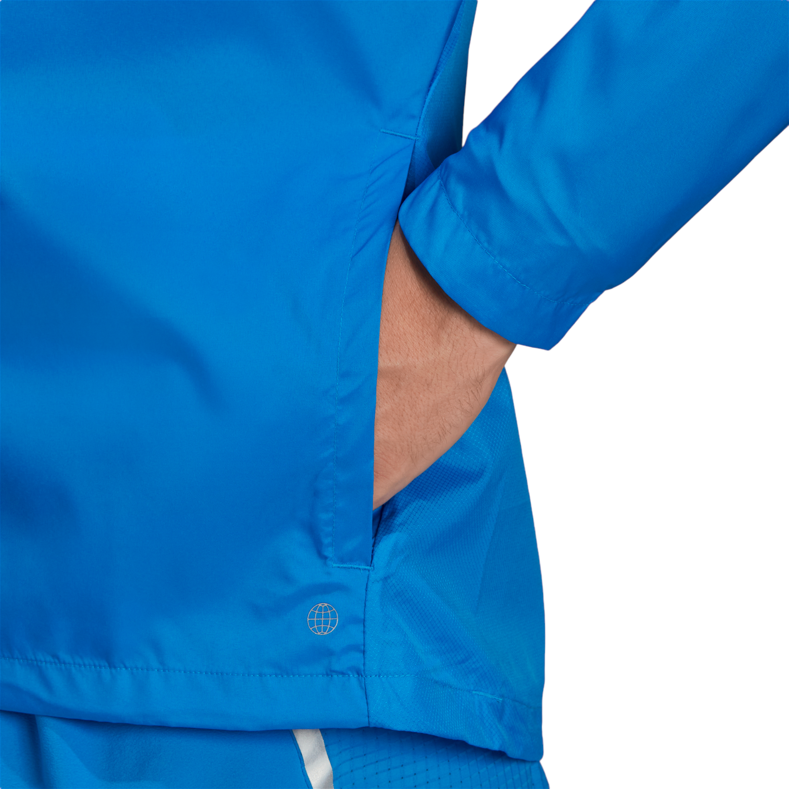 adidas Own The Run Full ZIp Running Jacket - Blue - ViaductClothing - -
